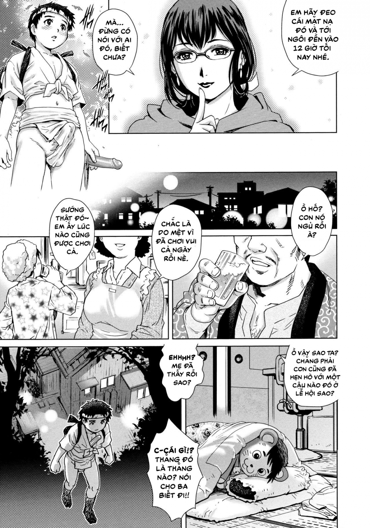 Đọc truyện hentai Nhóc Trai Tân Và Lễ Hội Kì Bí - Oneshot