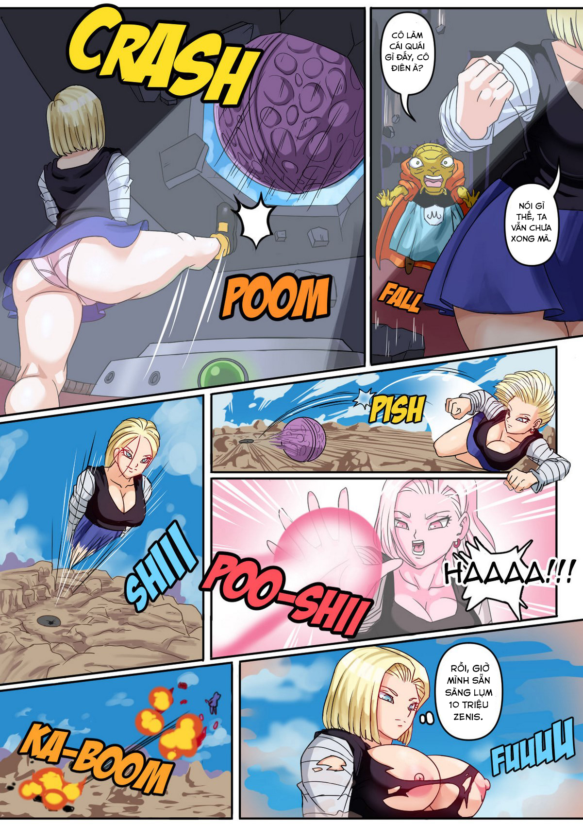 Đọc truyện hentai Android 18 & Gohan - Chap 2