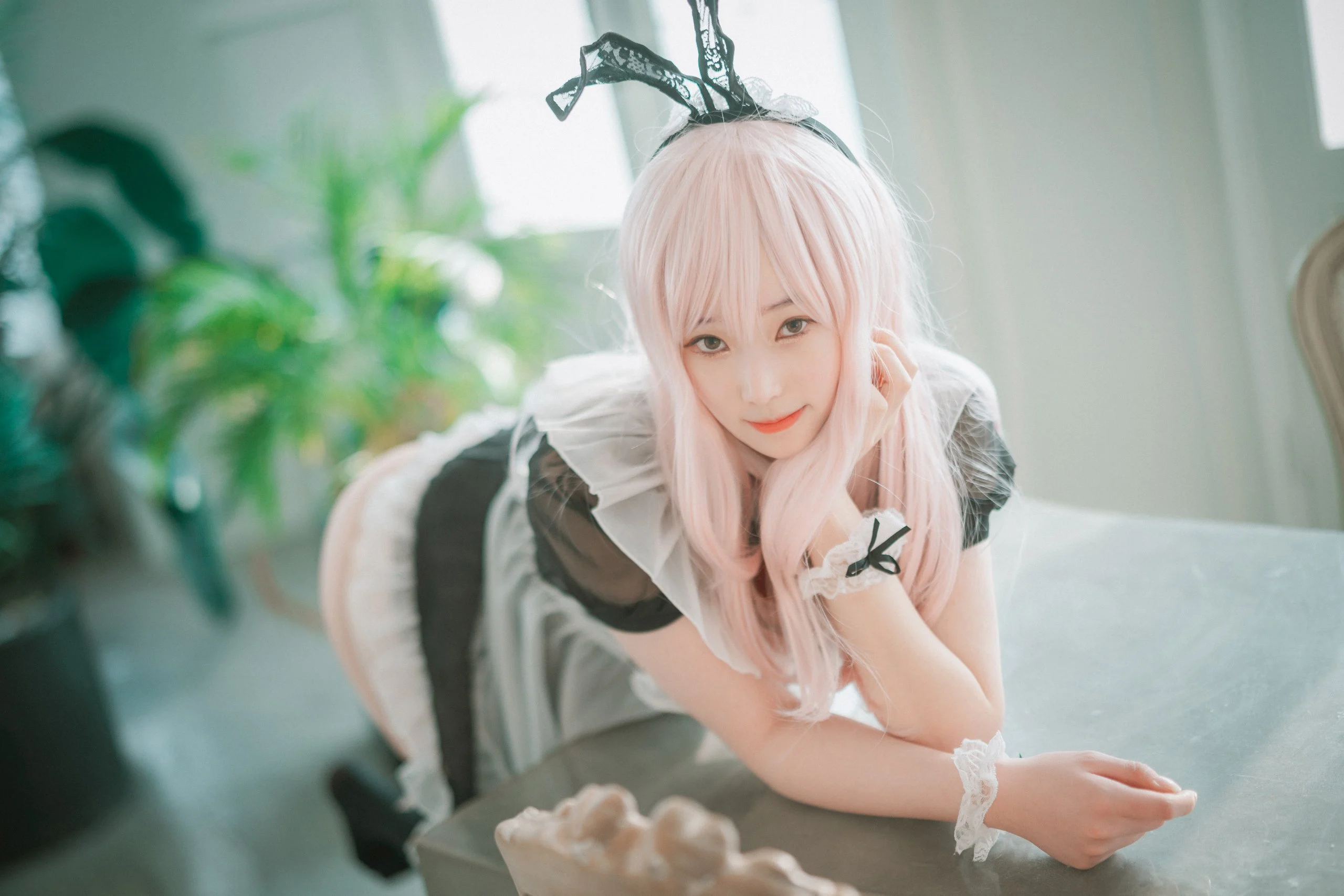 Đọc truyện hentai Tuyển tập Albums siêu phẩm Cosplay - Chap 768 - [DJAWA] Bambi - Sheer Bunny Maid