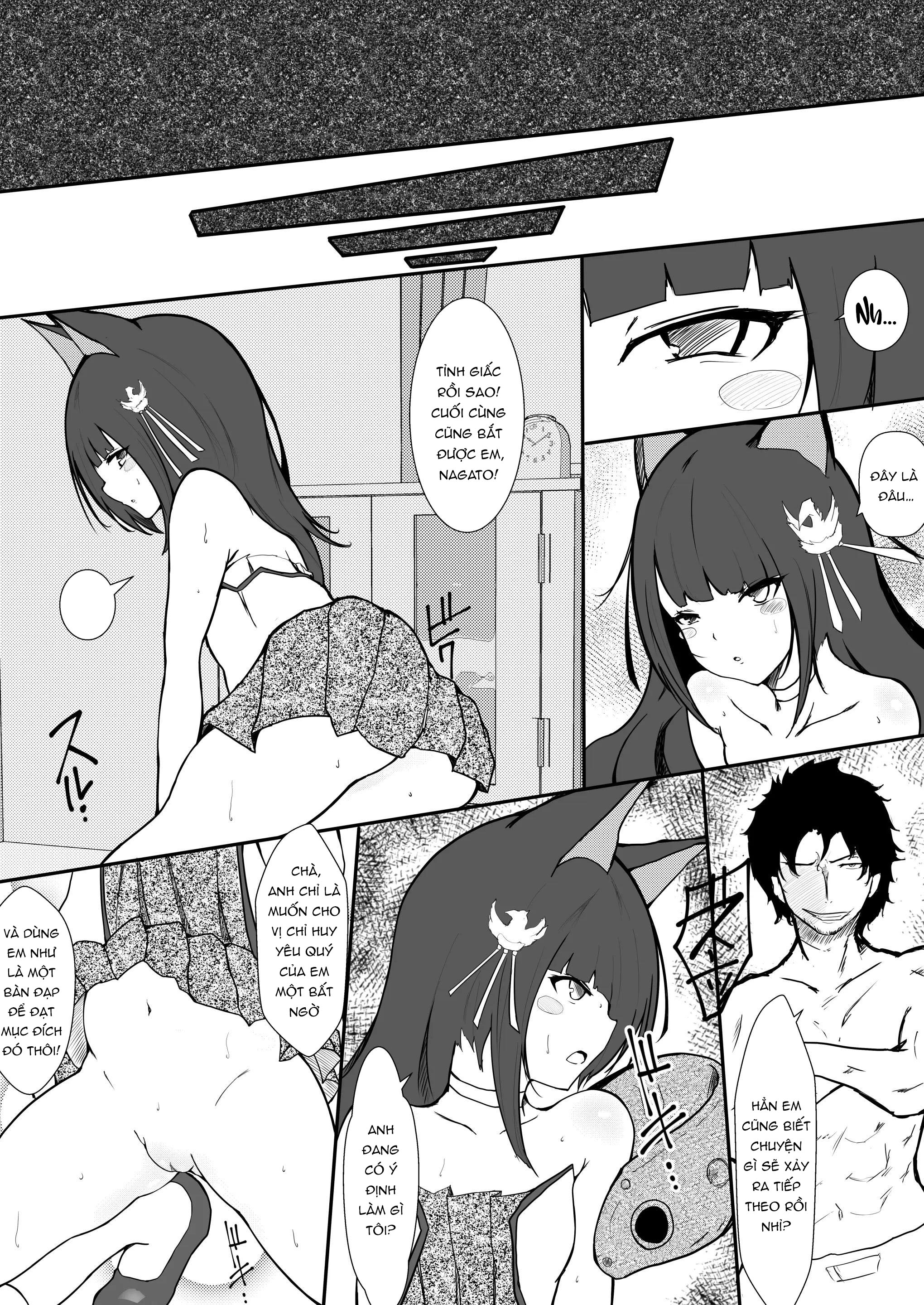 Đọc truyện hentai Nagato-chan đã tận tâm làm đô đốc - Oneshot nứng