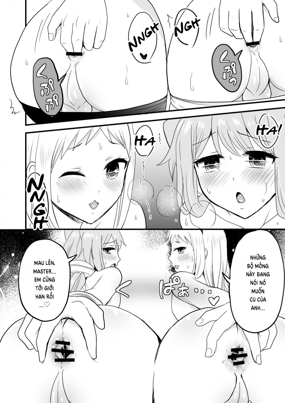 Đọc truyện hentai Otoko 3-nin Yume no Dousei Seikatsu - Oneshot