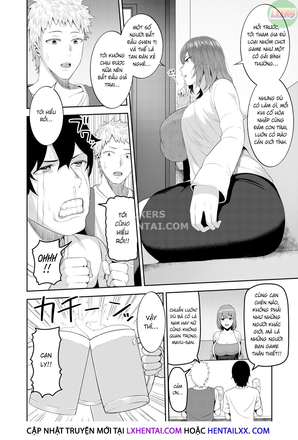 Đọc truyện hentai Thằng bạn qua game là quái vật 3 đầu - Oneshot