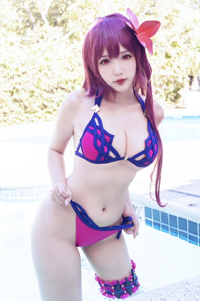 Đọc truyện hentai Tuyển tập Albums siêu phẩm Cosplay - Chap 890 - Hana Bunny – Scathach