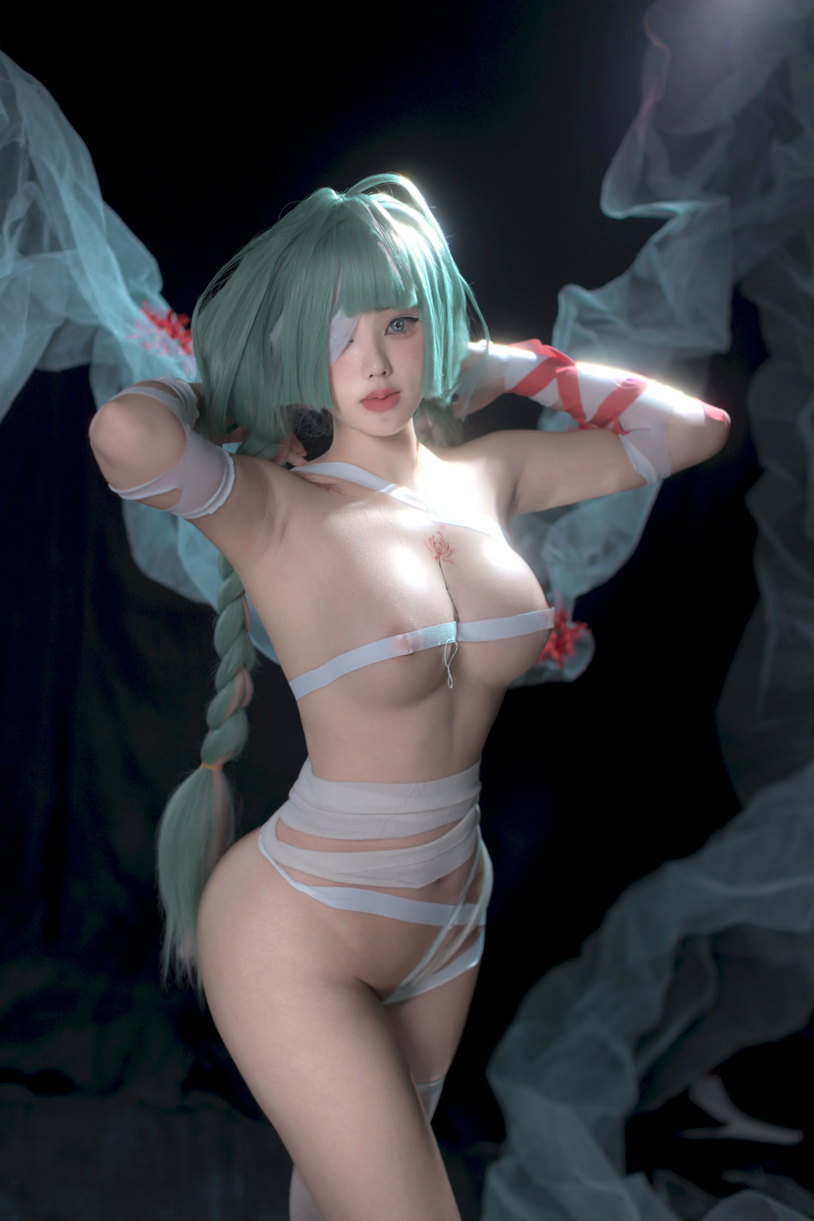 Đọc truyện hentai Tuyển tập Albums siêu phẩm Cosplay - Chap 1400 - Titanium alloy TiTi - Floro