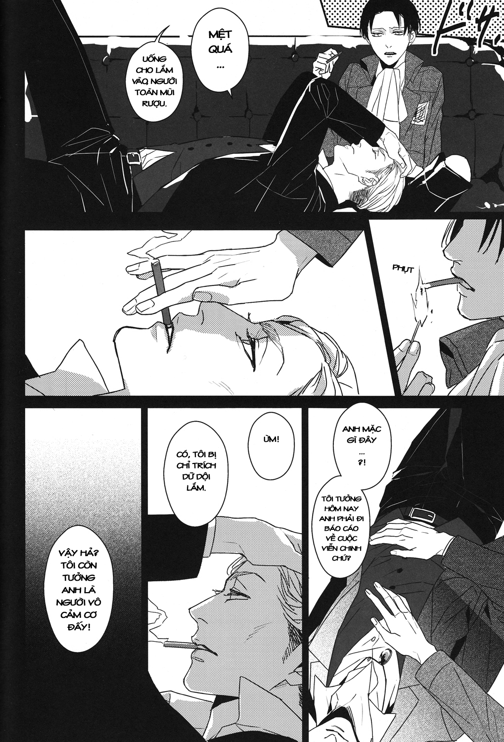 Đọc truyện hentai Icarus ga Nishi no Hate (Shingeki no Kyojin) - Oneshot