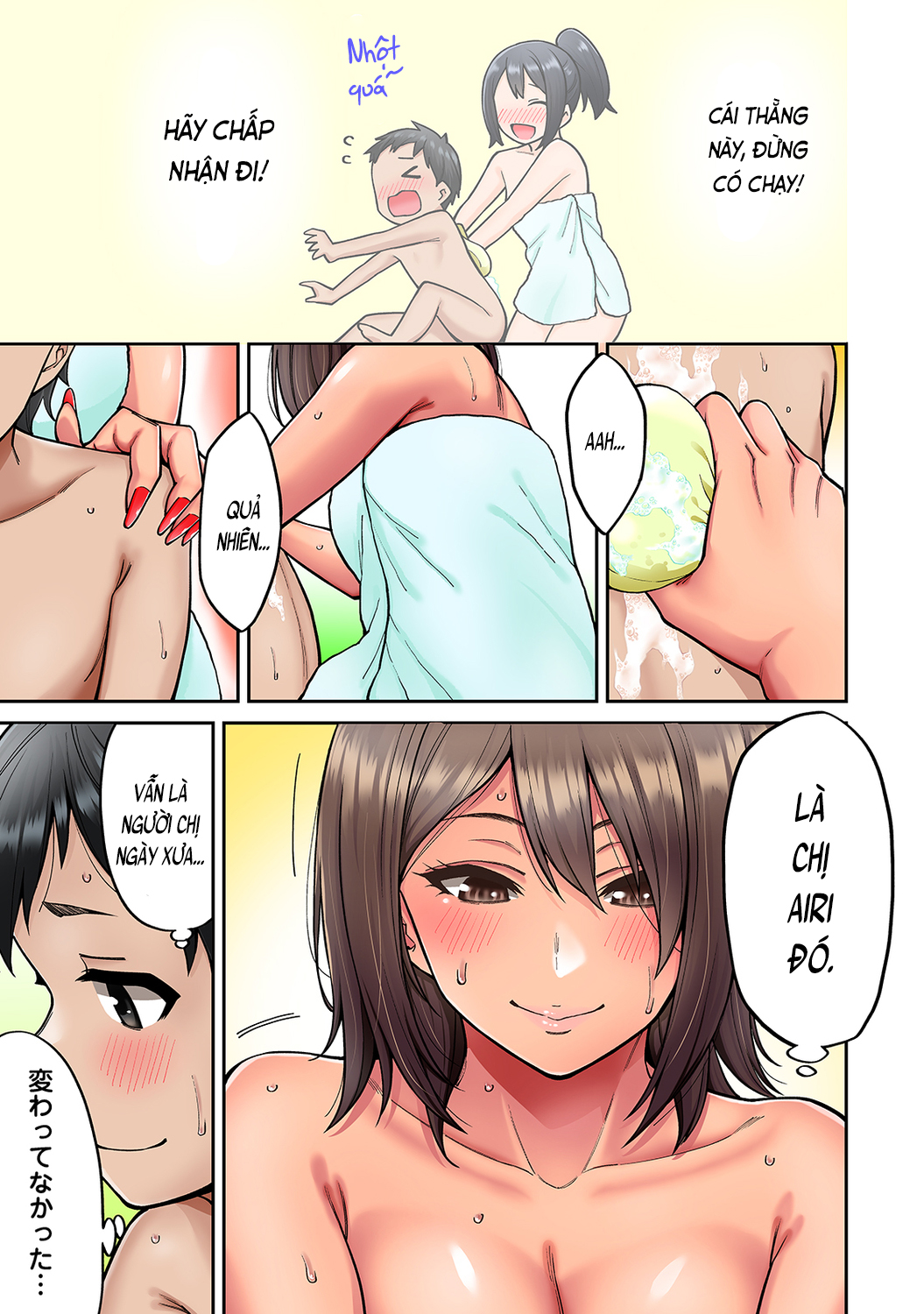 Đọc truyện hentai Người chị tôi thầm mến trở về trong bộ dạng gái lai Tây - Ch. 3