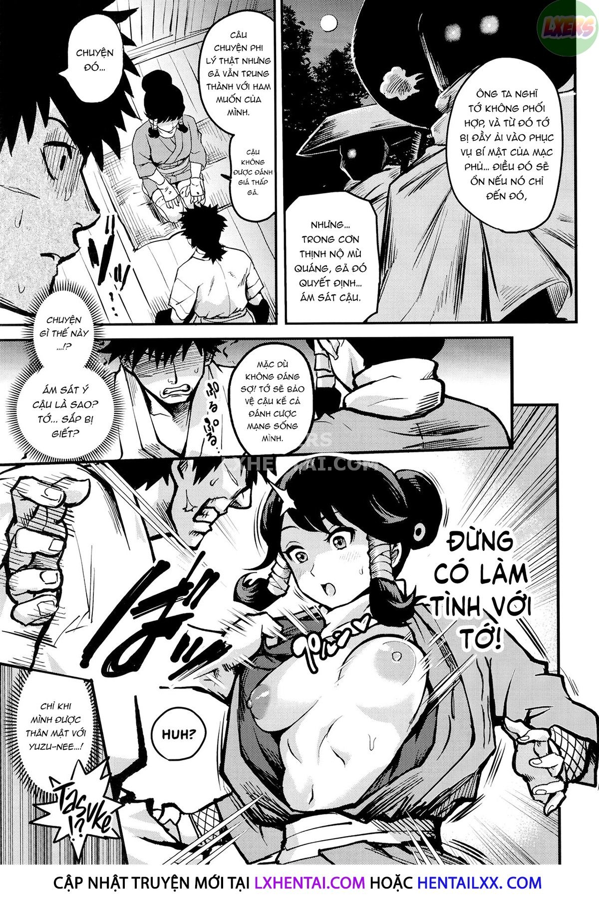 Đọc truyện hentai Kunoichi Indochuu ~Yuzuha Kikyou Hen~ - Oneshot