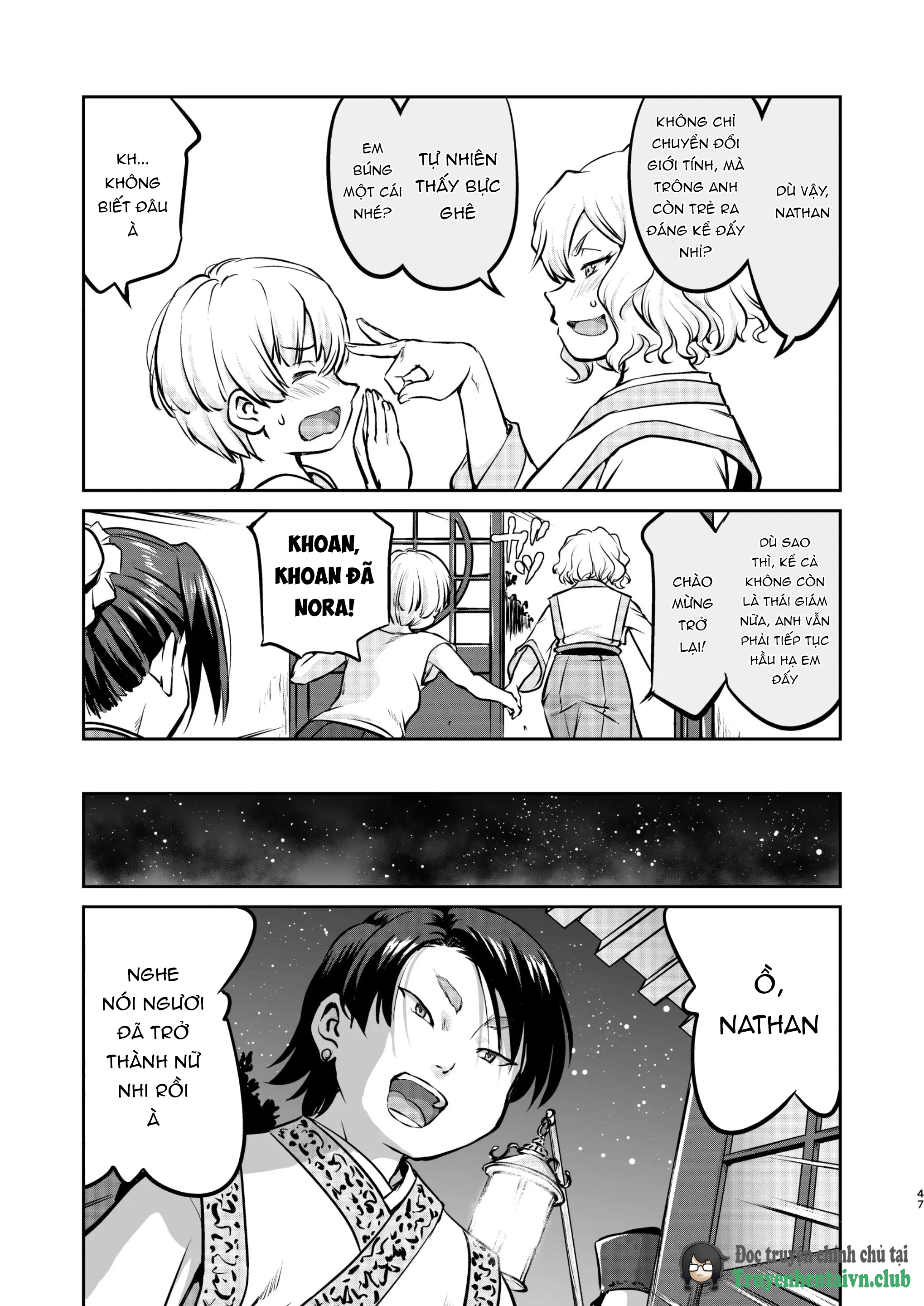 Đọc truyện hentai Isekai TS Ouji o Tasuketa Dake Nanoni Trance Hen - Oneshot