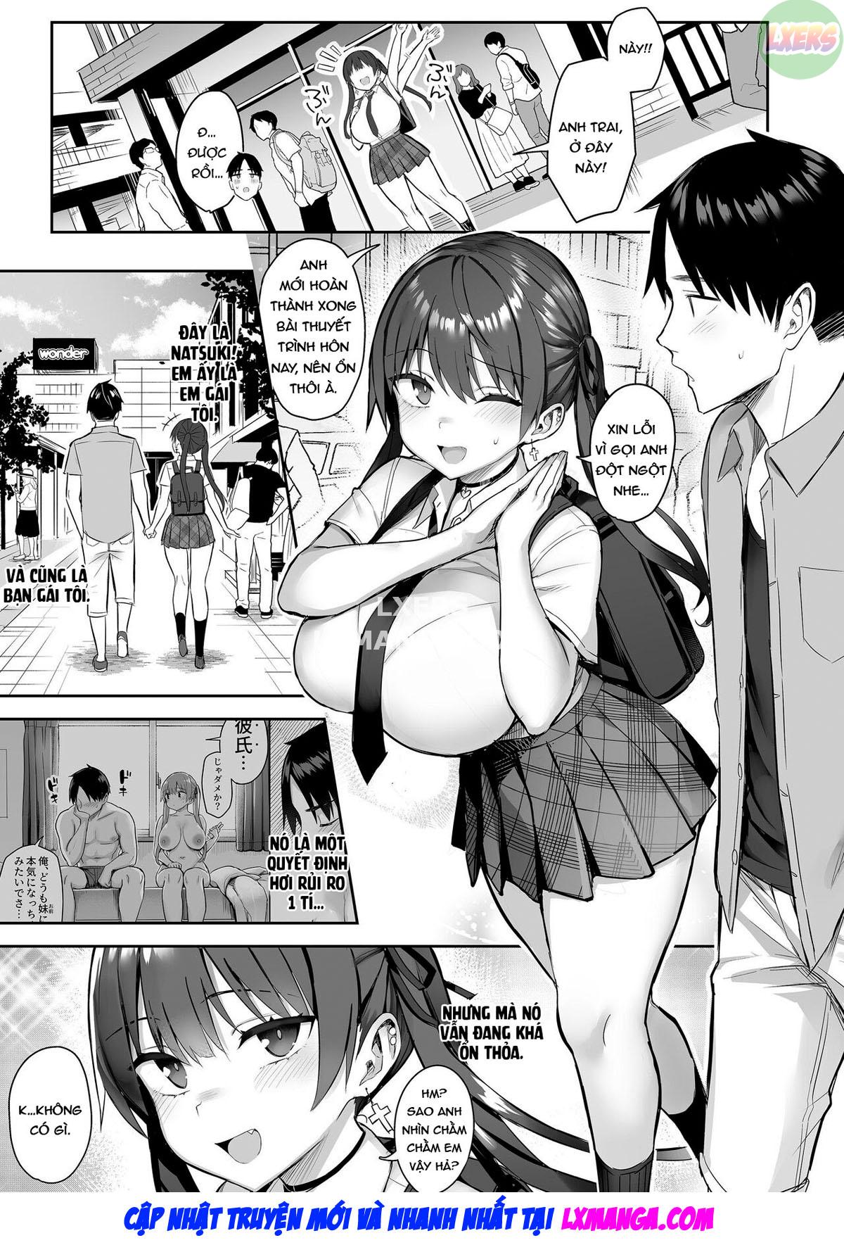 Đọc truyện hentai Moto InCha no Kyonyuu Yariman Imouto ga Erosugite, Onii-chan wa Mou...!! - Chap 3 - [END]