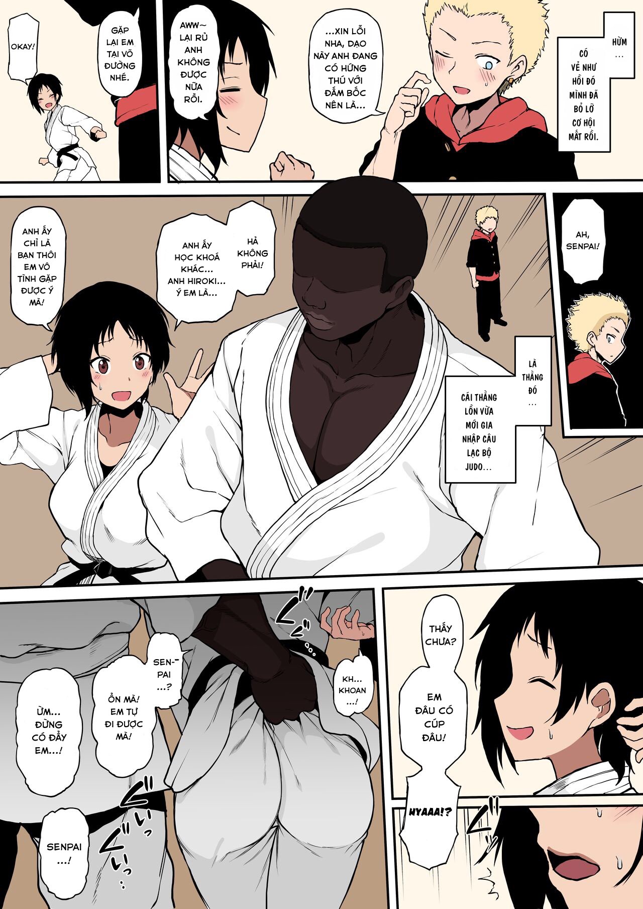 Đọc truyện hentai Kokujin no Tenkousei NTR ru - Oneshot