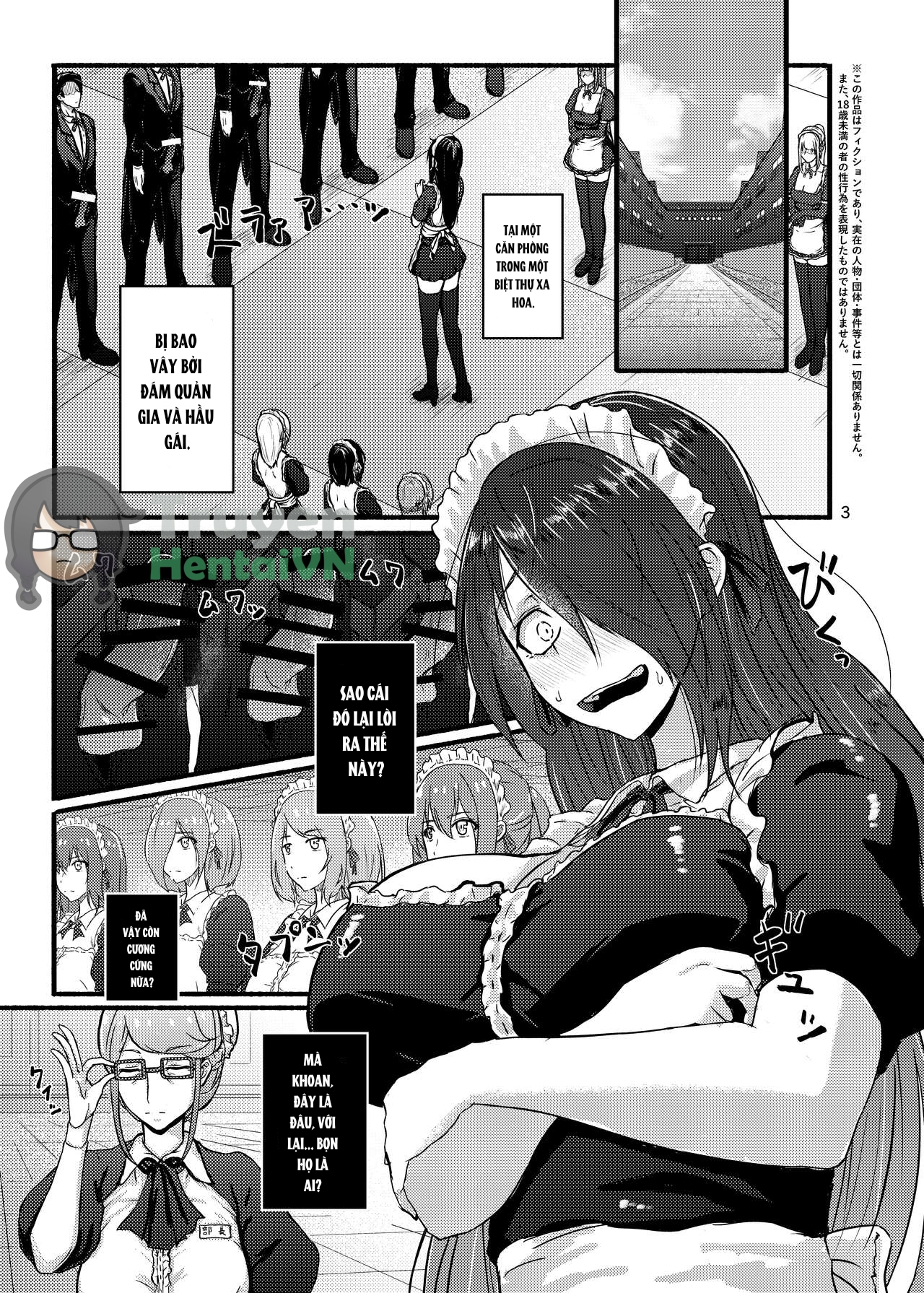 Đọc truyện hentai Futsuu no Inkya no JK Datta kedo, Maid ni Sarete, Makasare Haramasare Shussan Saserarete Bitch ni Naremashita! - Oneshot