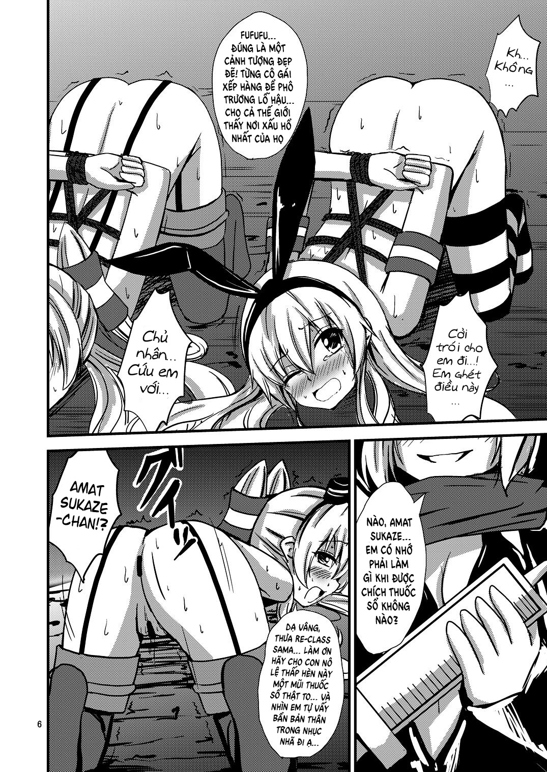 Đọc truyện hentai Kuubo Wo-Kyuu-chan no Shimakaze Yuri Dorei Choukyou~Senkan Re-Kyuu no Shucchou SM Choukyou Hen~ - Oneshot