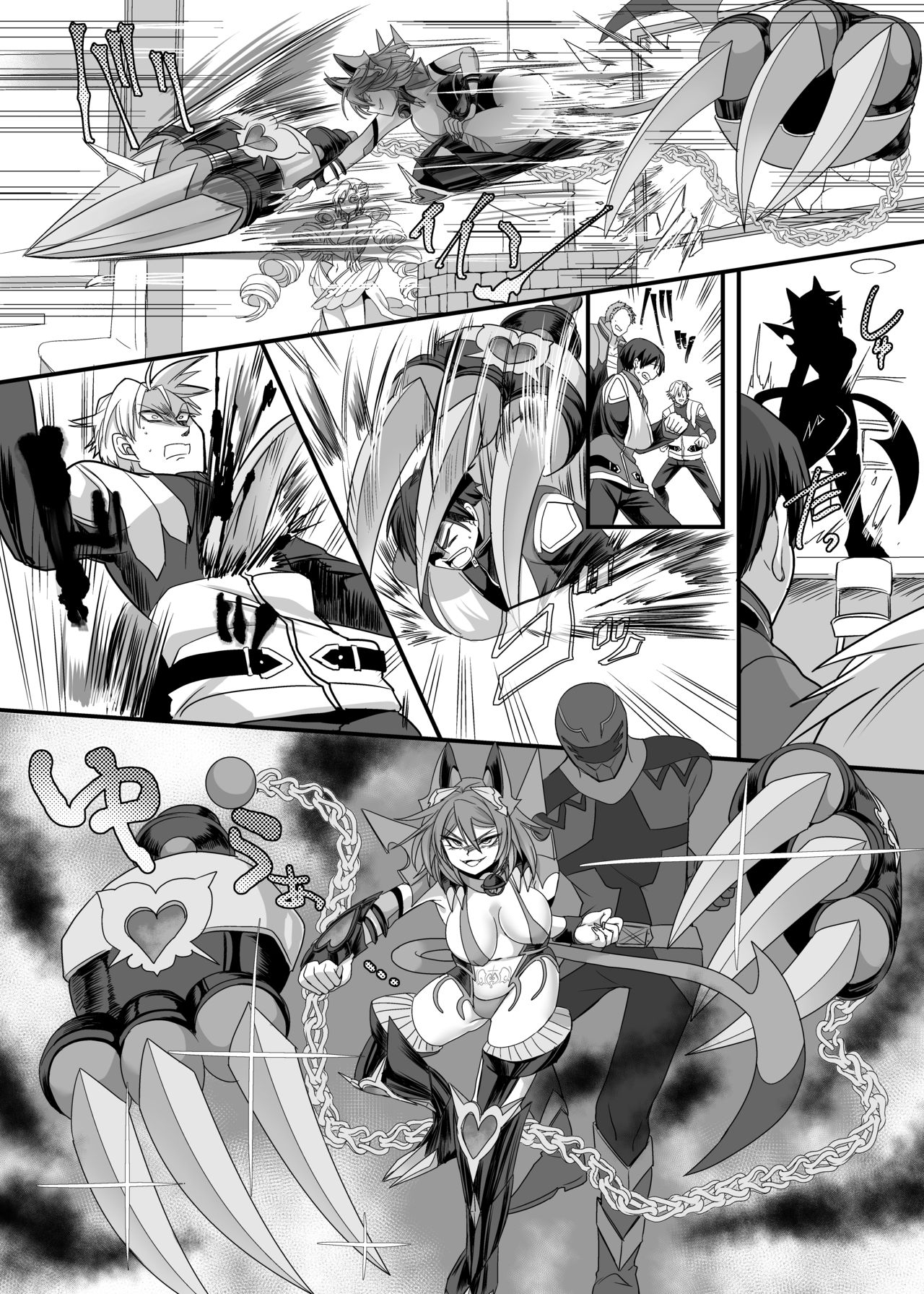 Đọc truyện hentai Biệt đội mãnh thú hoàng đạo Xích hổ - Oneshot