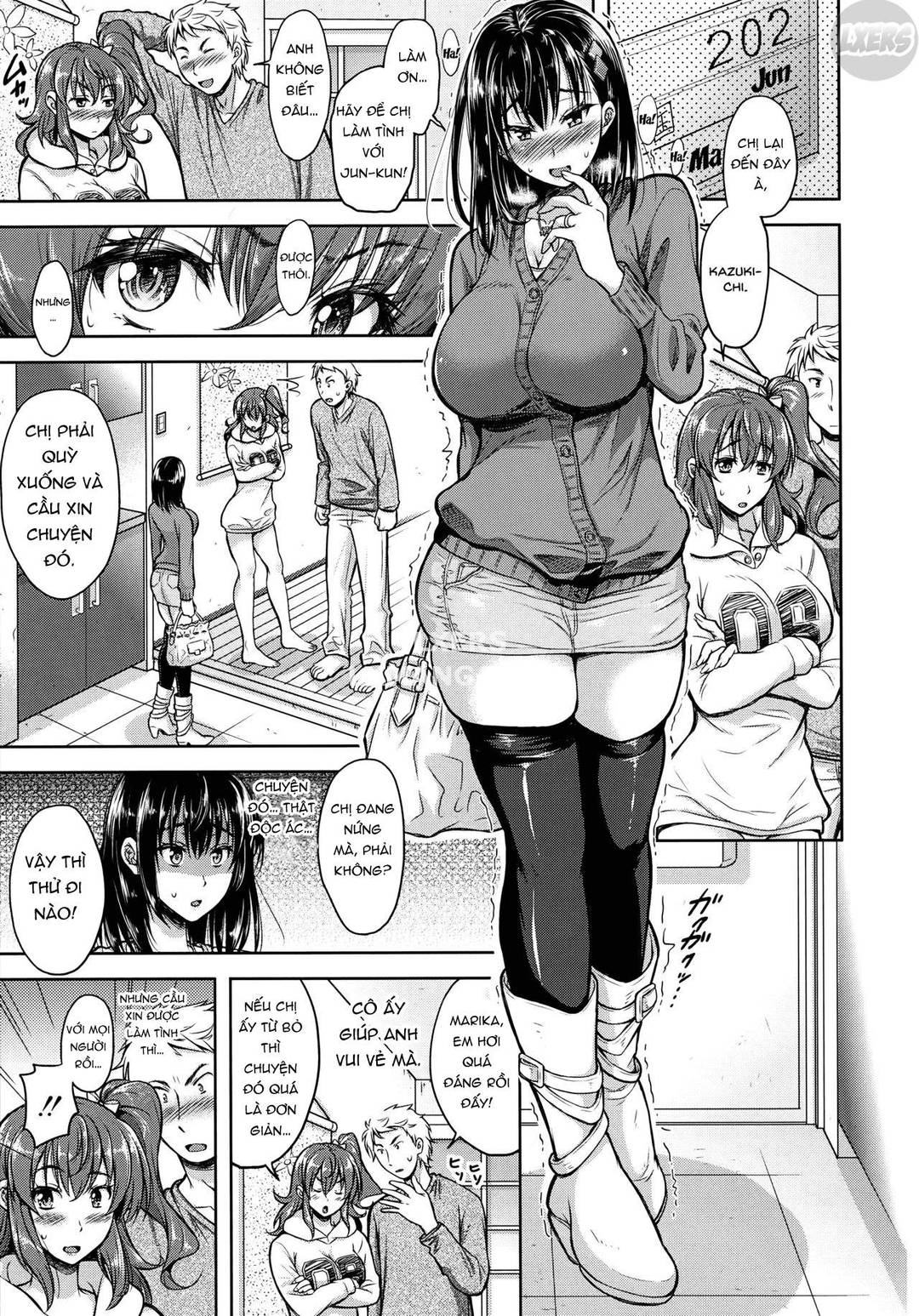 Đọc truyện hentai Khuôn mặt dâm đãng  và thực sự thèm tình - Chap 3