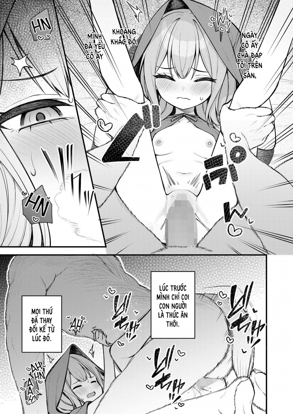 Đọc truyện hentai Cô bé quàng khăn đỏ và con sói bất tử - Bắt đầu