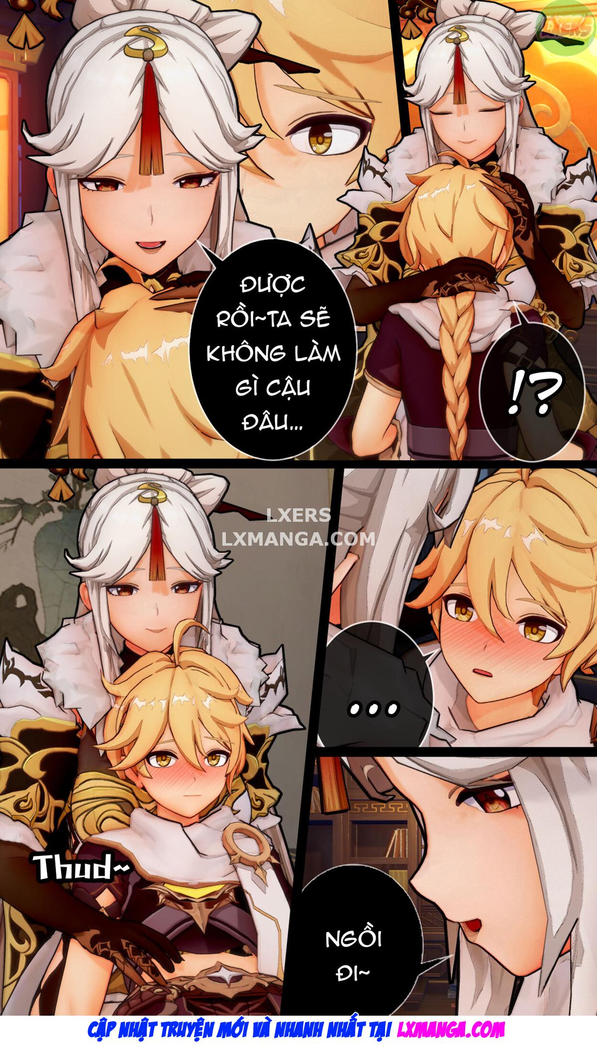 Đọc truyện hentai Lời tri ân đặc biệt của Ningguang - Oneshot