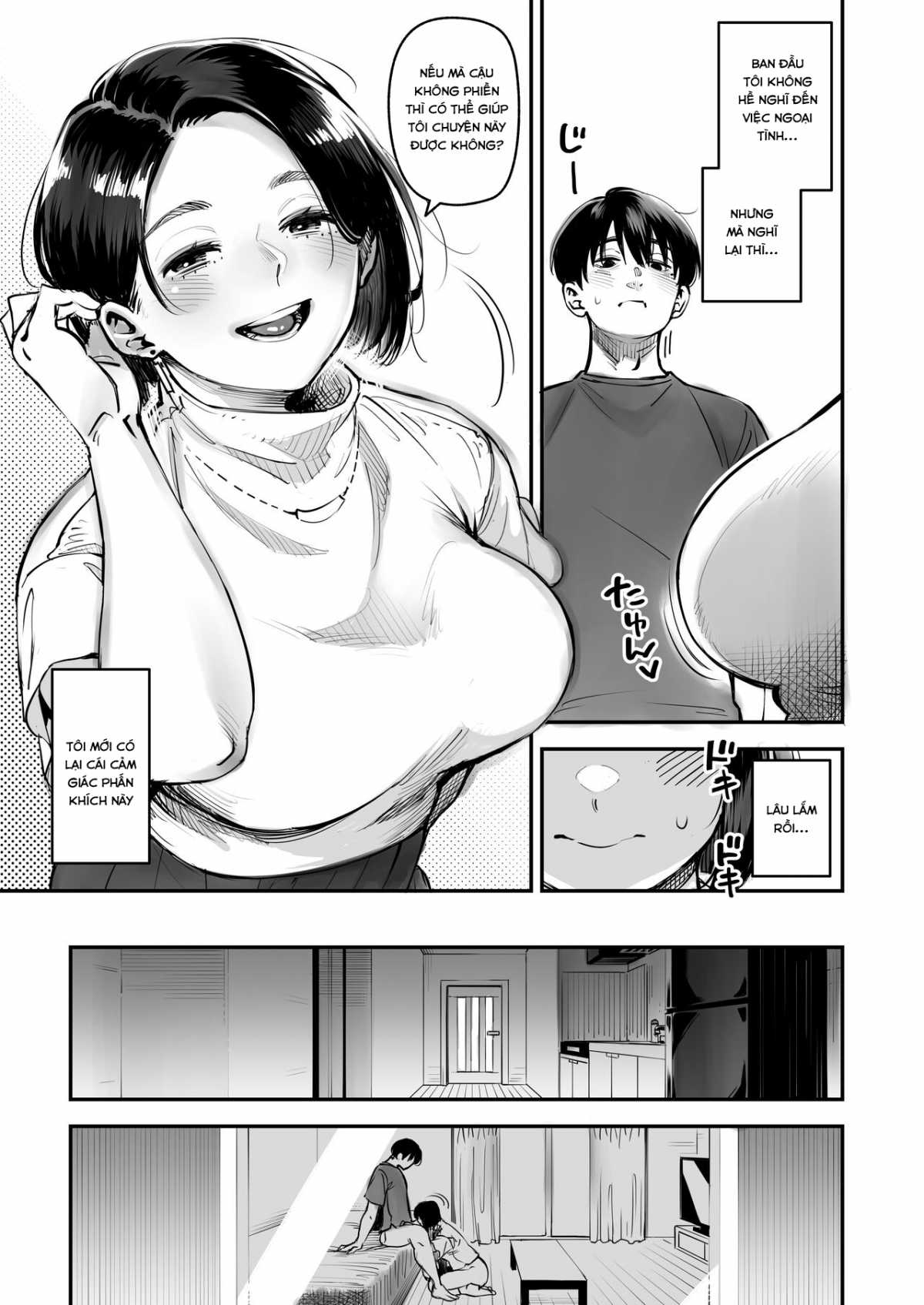 Đọc truyện hentai Lo lắng về chồng ngoại tình - Oneshot