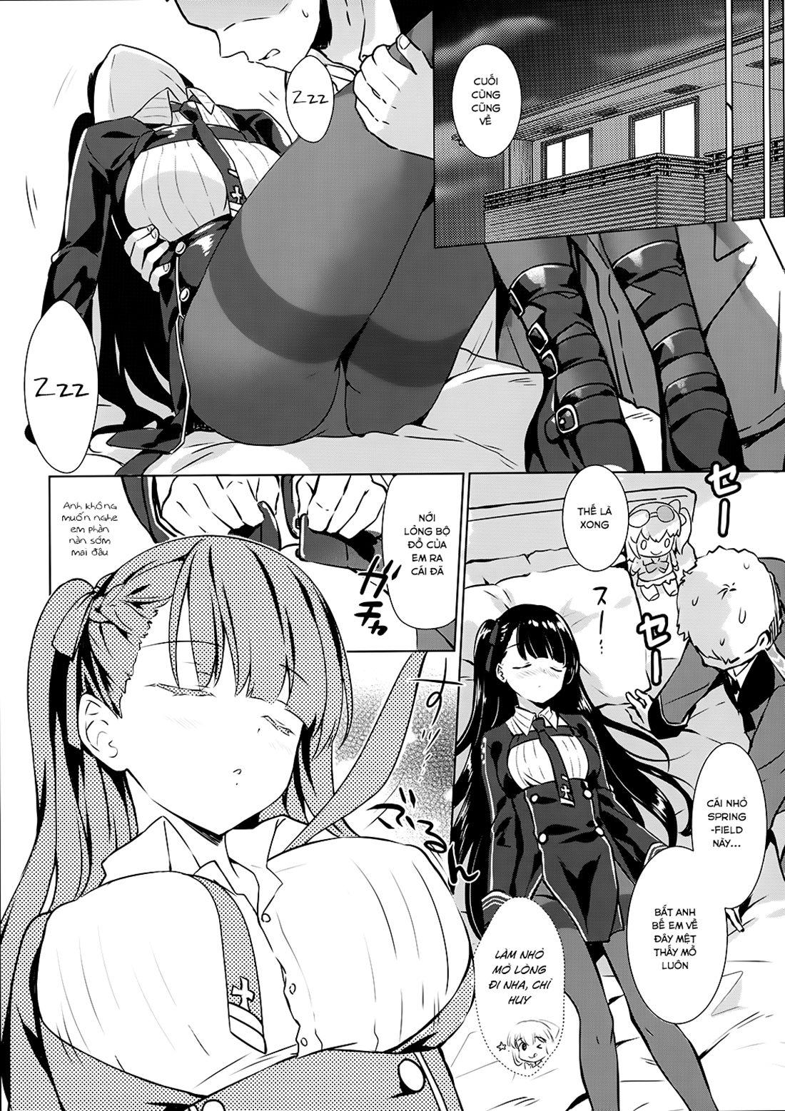 Đọc truyện hentai Sunao na Kanojo to Hetare Shikikan (Girls' Frontline) - Oneshot