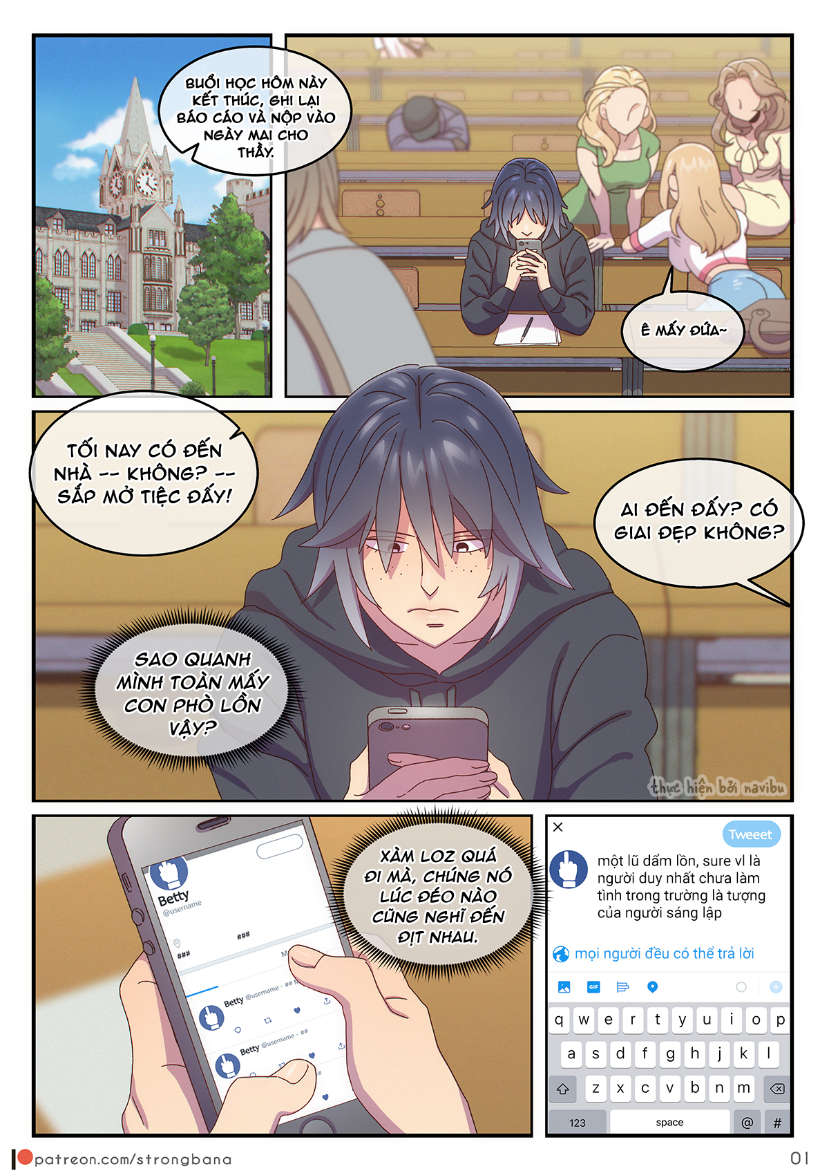 Đọc truyện hentai Cậu học sinh may mắn và cô bạn quyến rũ - Việc nhẹ lương cao