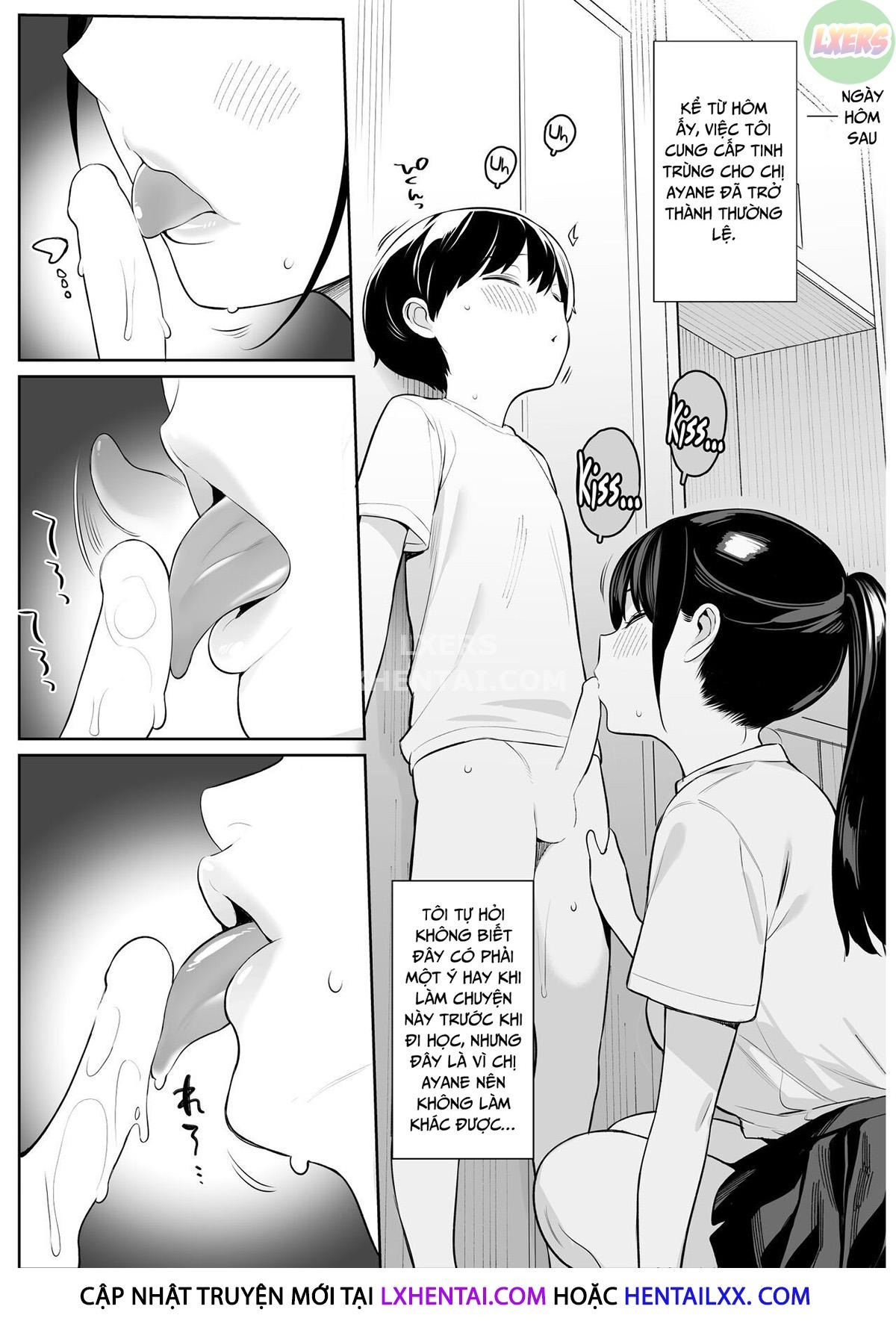 Đọc truyện hentai The Story of How The Big Sister Neighbor Squeezed My Semen Because She was a Succubus - Oneshot