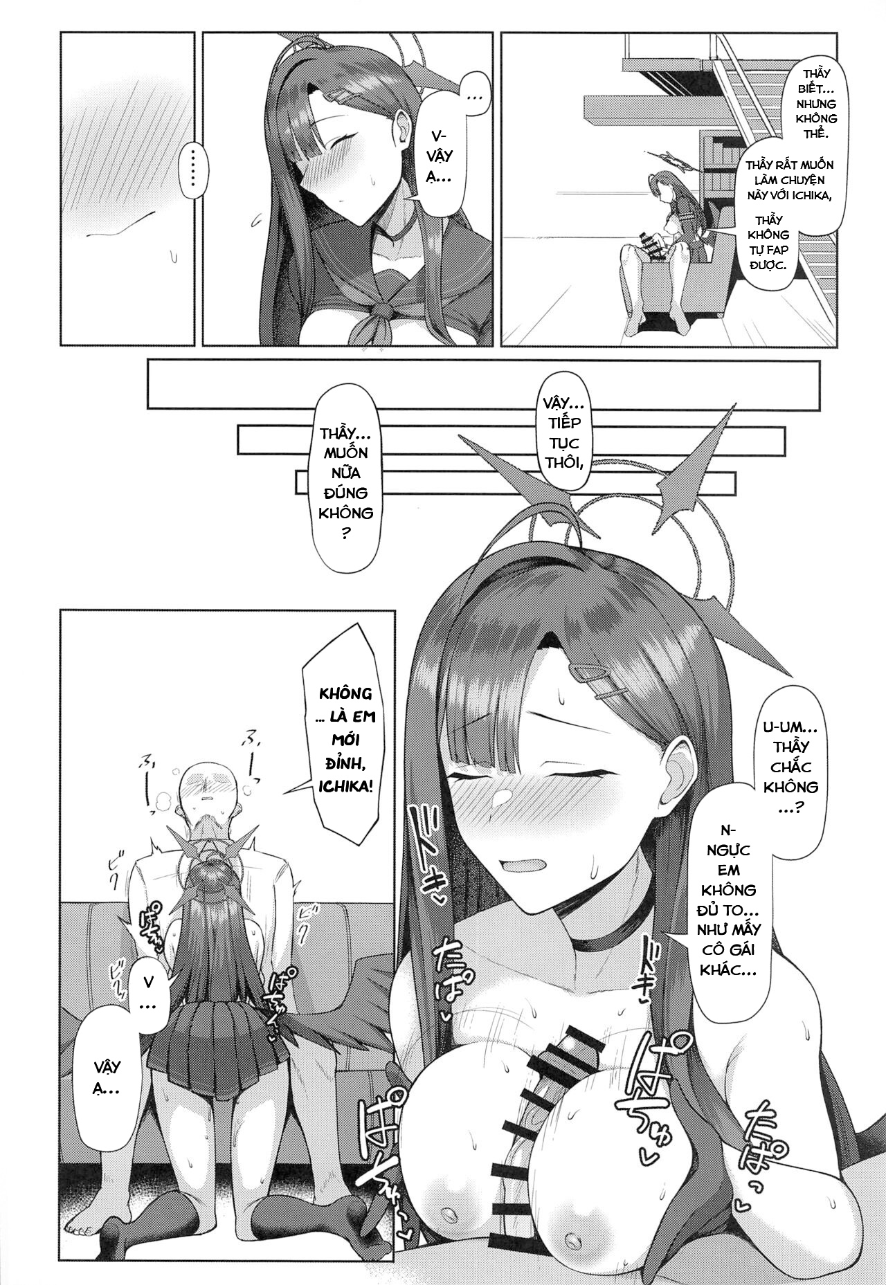 Đọc truyện hentai Giáo viên Tôi không thể giúp được - Oneshot