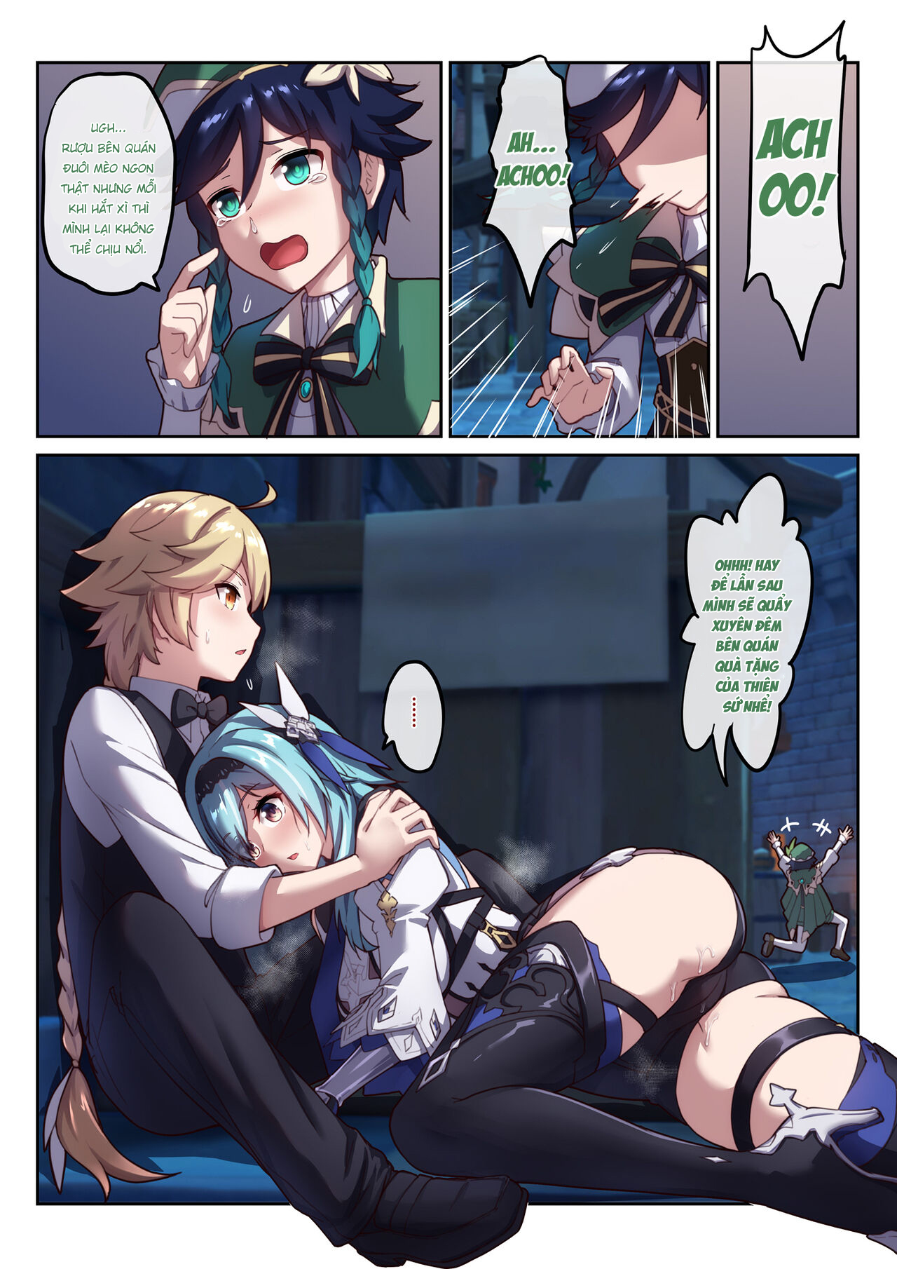 Đọc truyện hentai Eula say rượu - Oneshot nuột