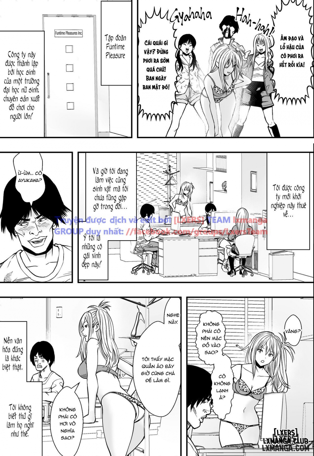 Đọc truyện hentai Getting Busy With Business Gyarus - Oneshot