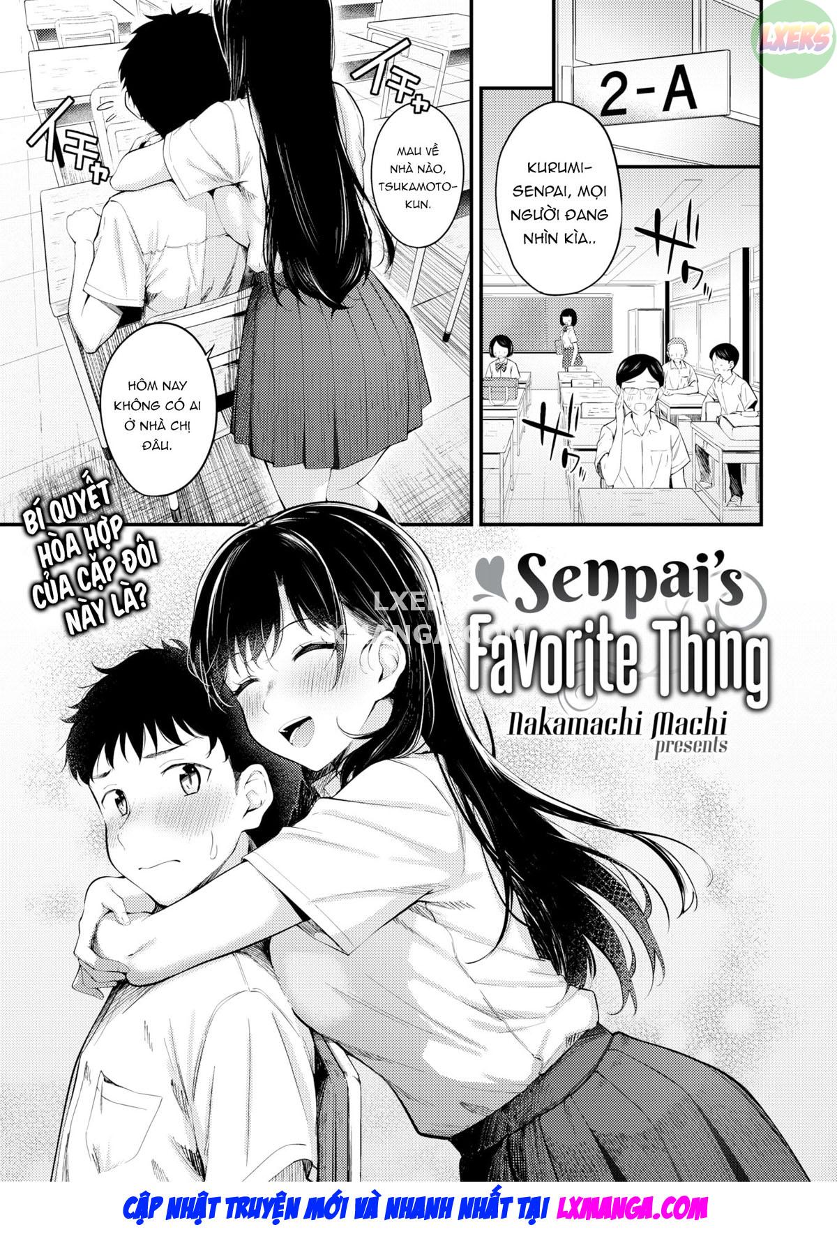 Đọc truyện hentai Senpai no Sukinamono - Oneshot