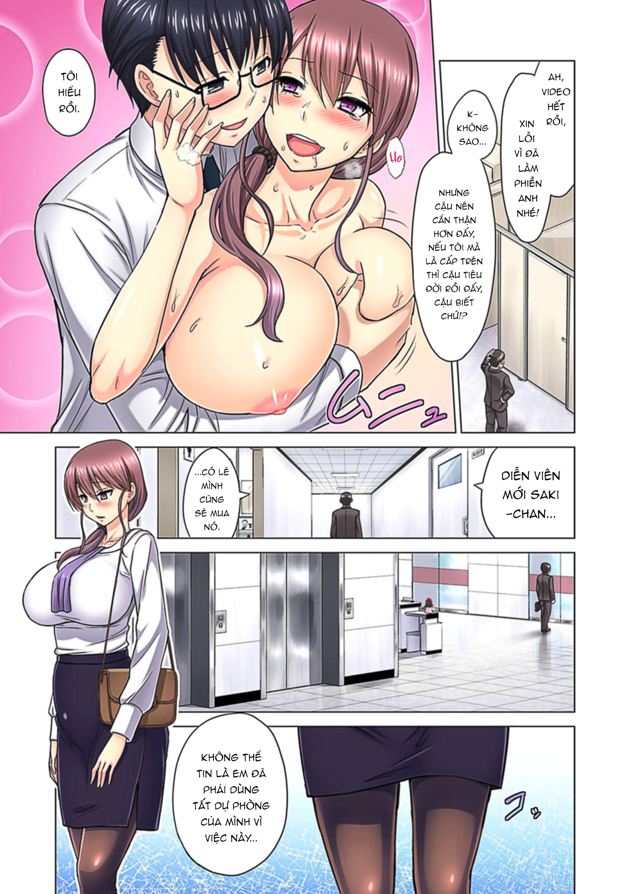 Đọc truyện hentai M-jo Joushi to no Sex o Sekai ni Haishinchuu? Icchau Tokoro ga Haishin sarechau~! - Chapter 05