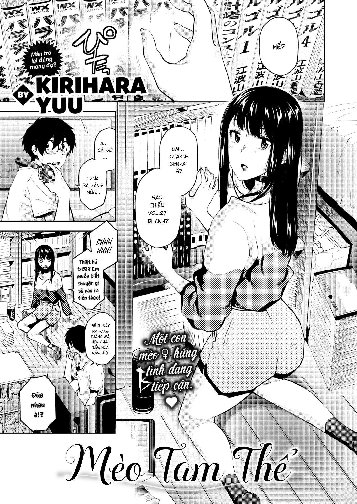 Đọc truyện hentai Mèo Tam Thể - Oneshot