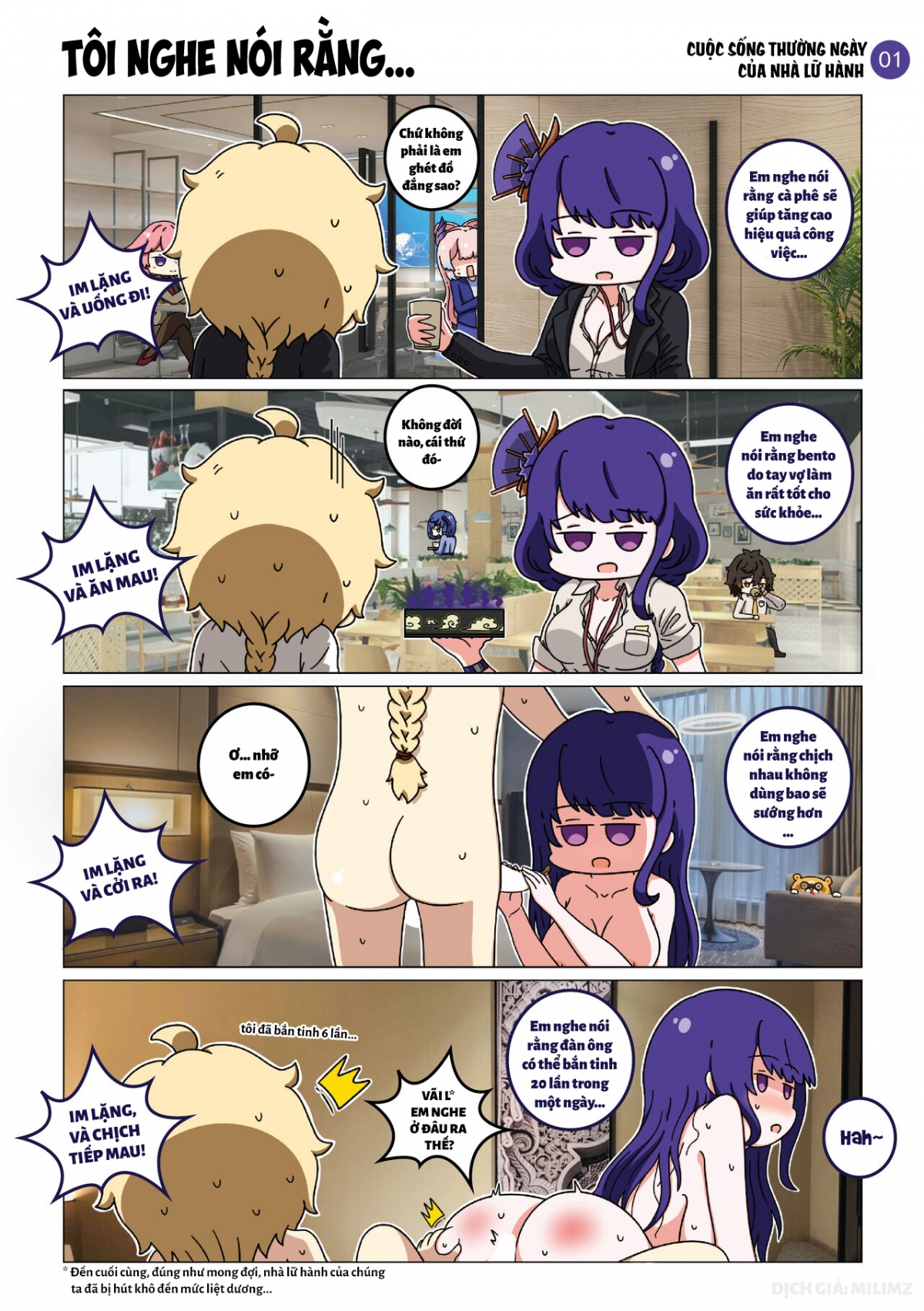 Đọc truyện hentai Cuộc sống thường ngày của Nhà Lữ Hành - Phần 1