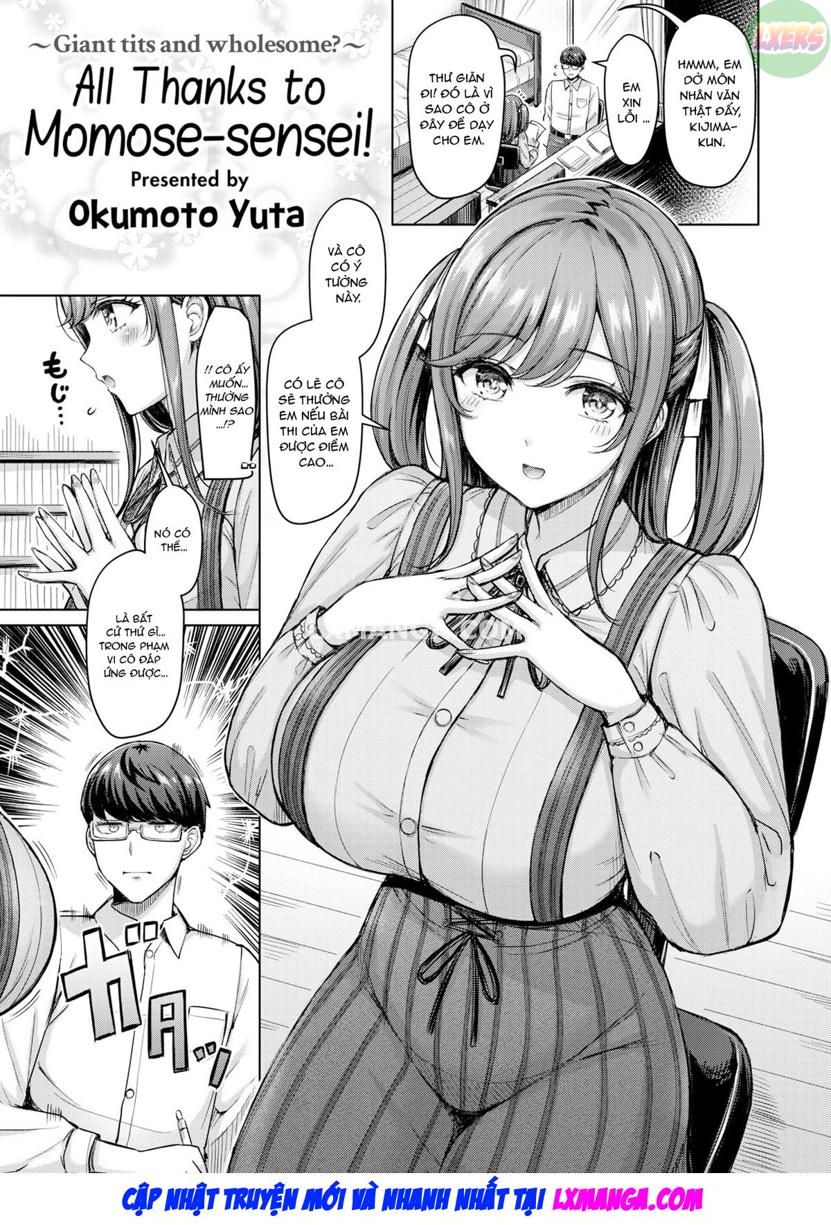 Đọc truyện hentai Cảm ơn ông Momose! - Oneshot