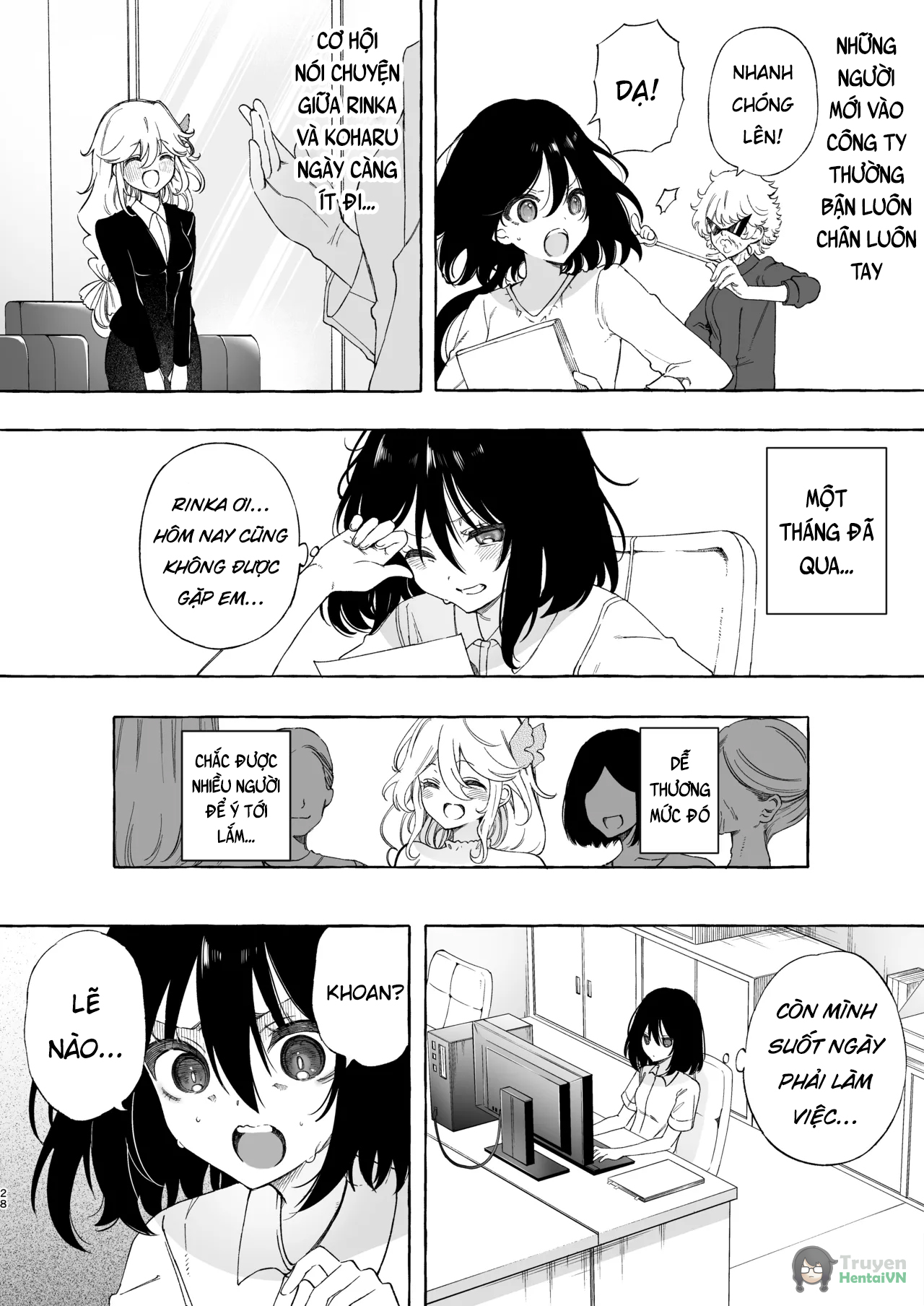 Đọc truyện hentai Mimi de Koishita Douryou ~OnaSuppo Onsei Otaku Onna ga Douryou no Koe ni Hannou Shite Ikimakuri~ - Oneshot