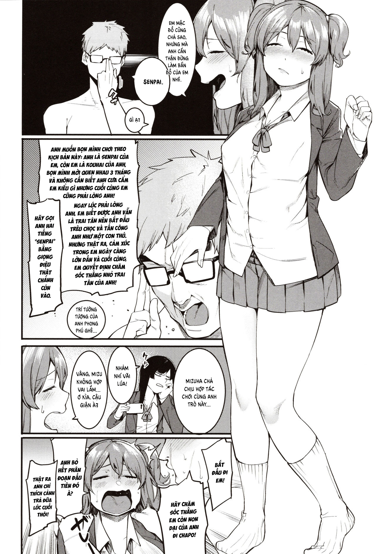 Đọc truyện hentai Mizuha ni Oshioki! - Chap 2