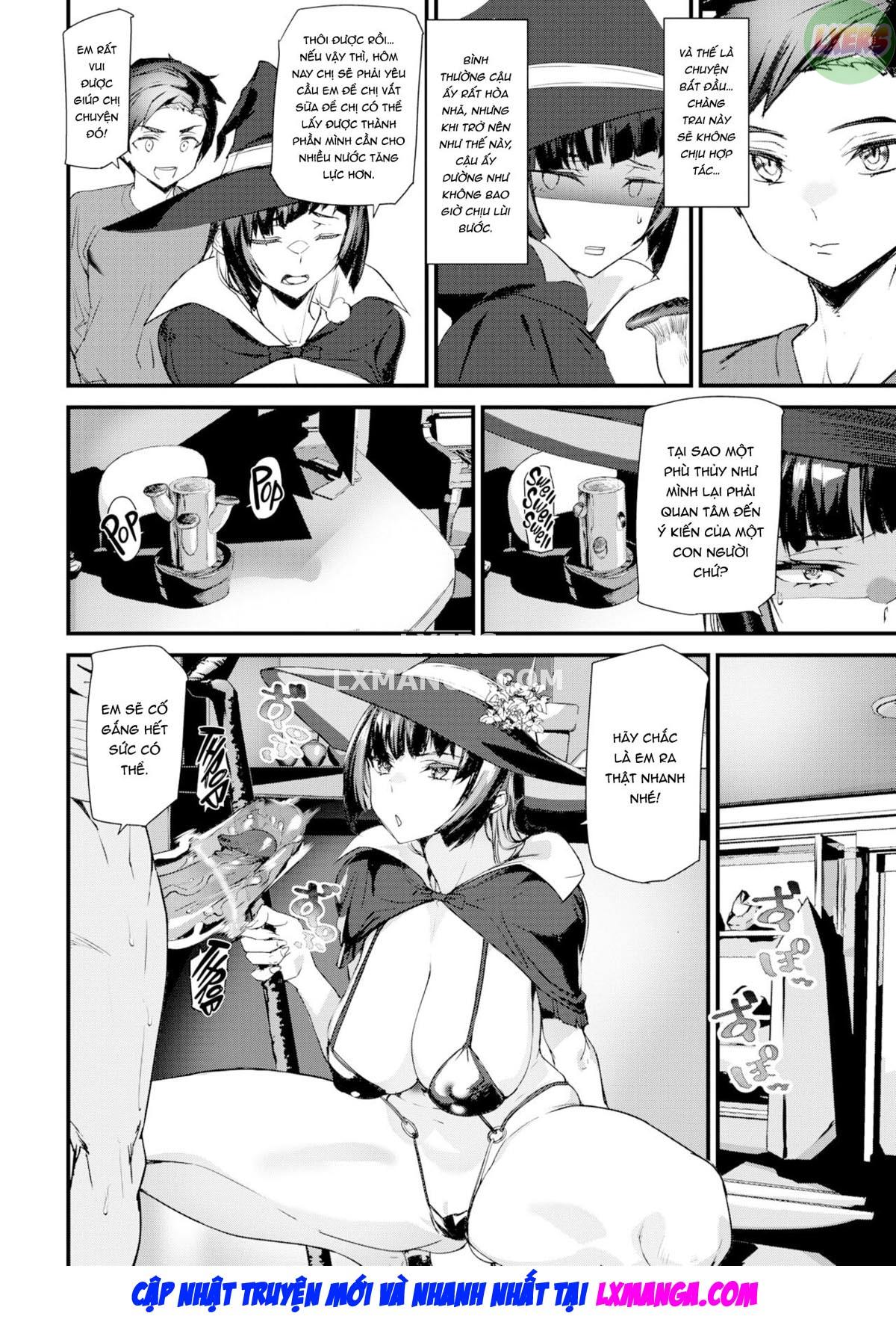 Đọc truyện hentai Phù thủy boobie - Oneshot