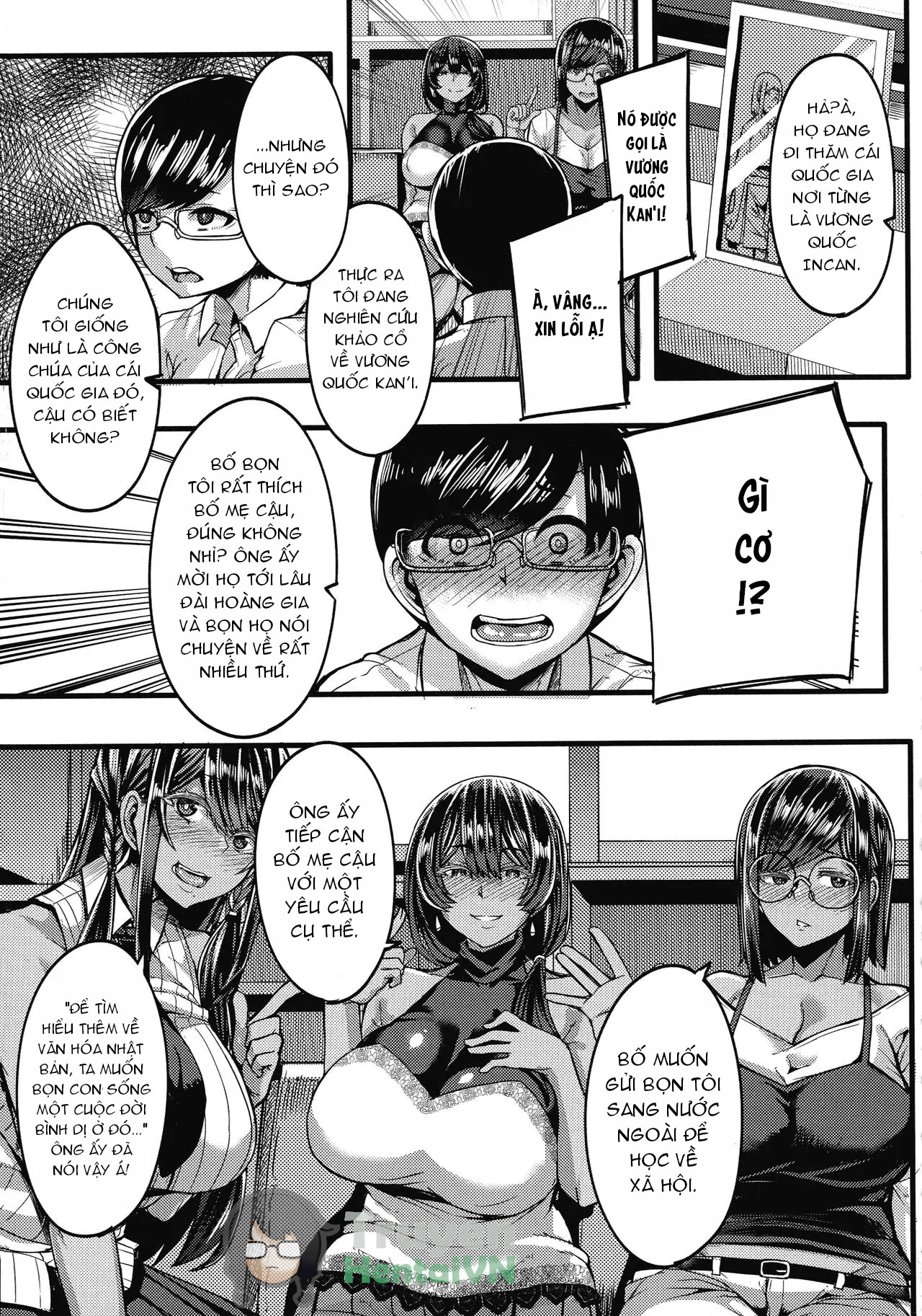 Đọc truyện hentai Kasshoku Hime to Himitsu no Keiyaku - Chap 1