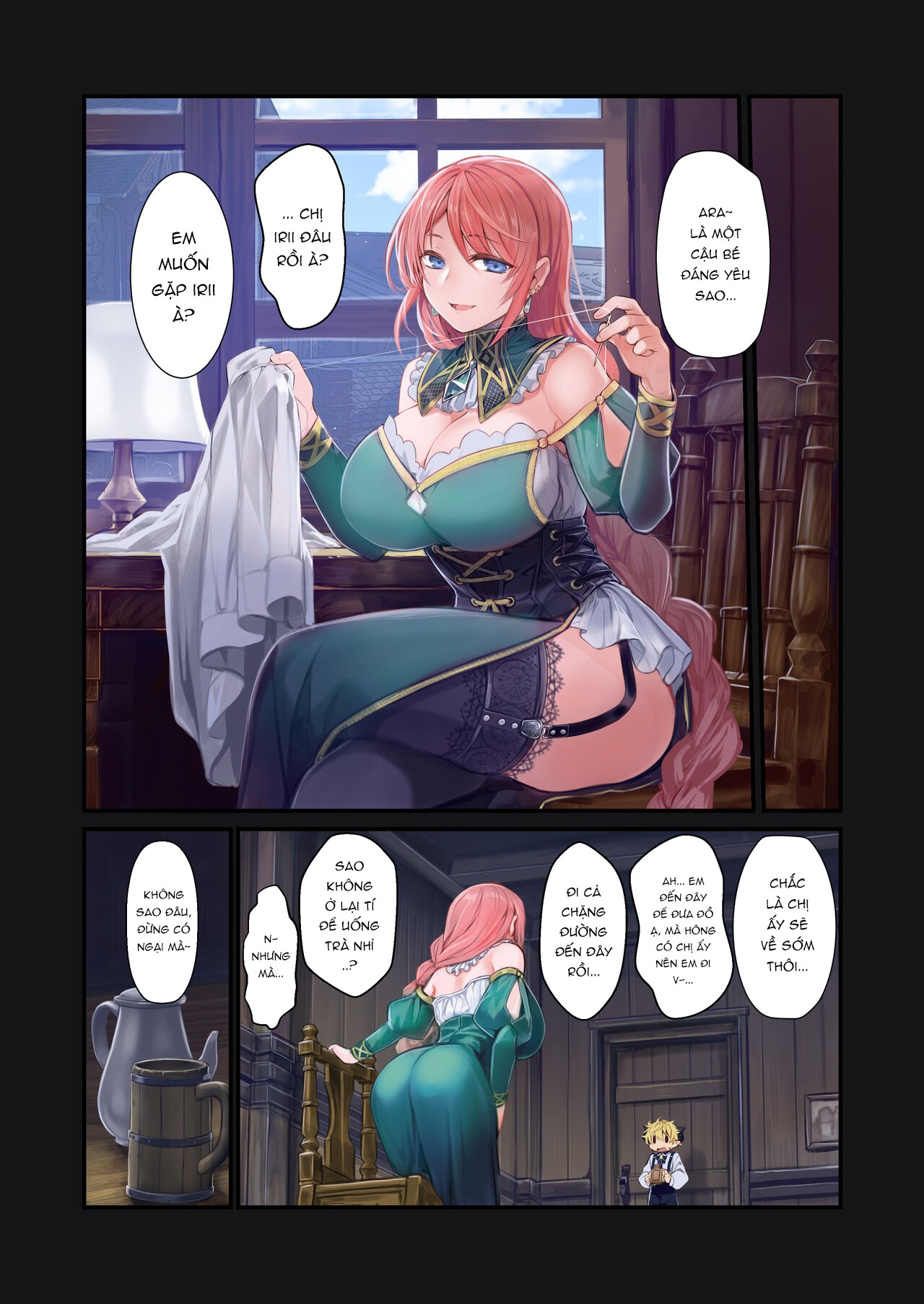 Đọc truyện hentai MILK - Câu chuyện về cậu bé Incubus được chiều chuộng bởi hai onee-san... - Chap 2