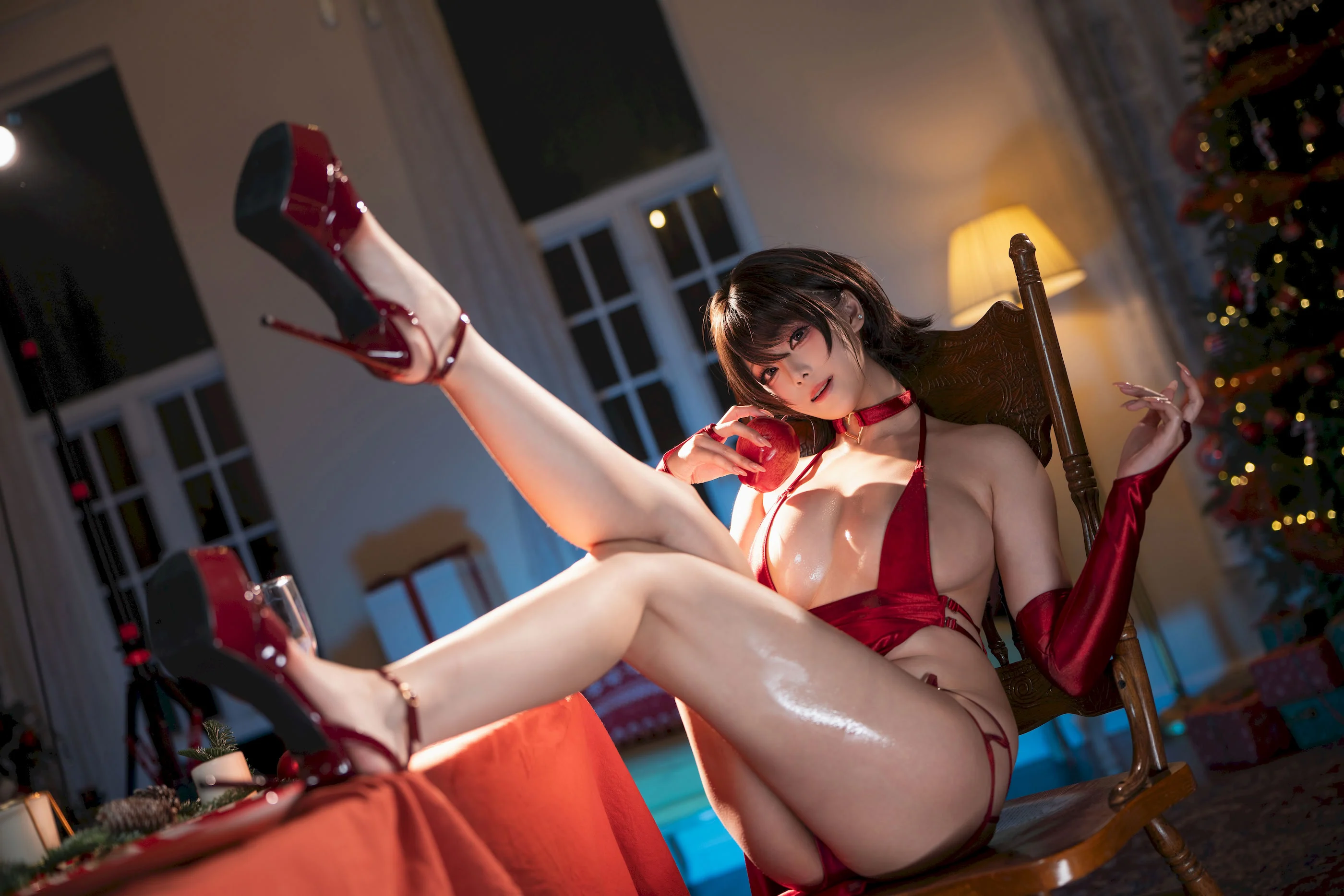 Đọc truyện hentai Tuyển tập Albums siêu phẩm Cosplay - Chap 1418 - Honey Cat Fur - Red Apple