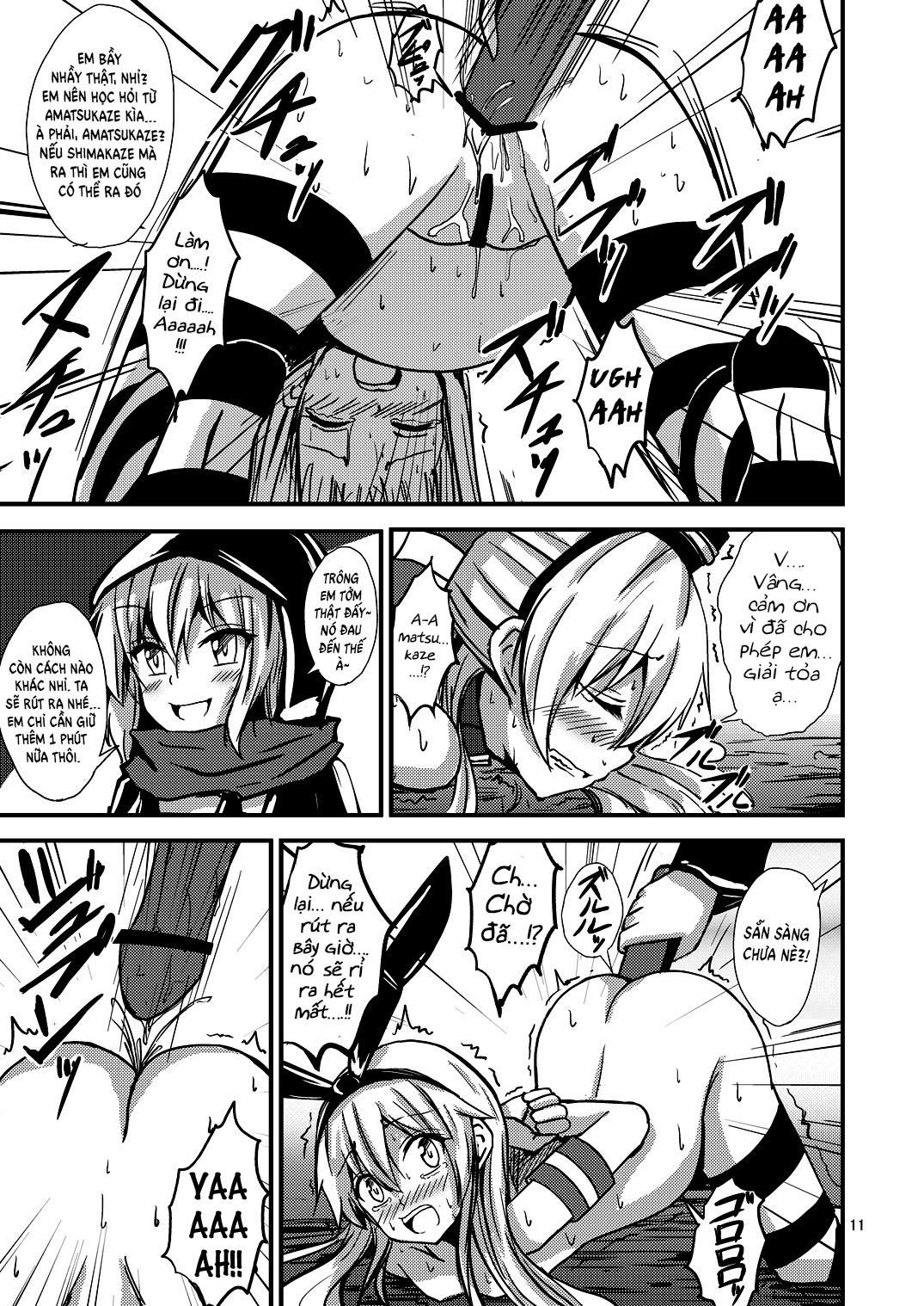 Đọc truyện hentai Kuubo Wo-Kyuu-chan no Shimakaze Yuri Dorei Choukyou~Senkan Re-Kyuu no Shucchou SM Choukyou Hen~ - Oneshot