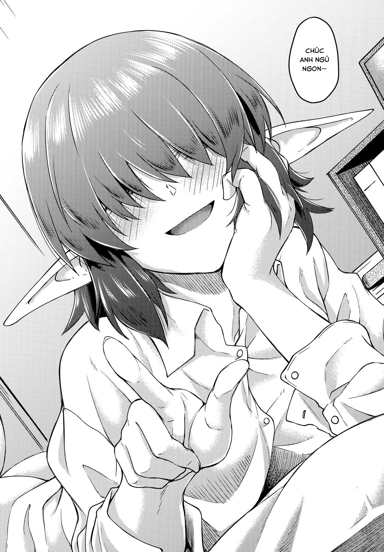 Đọc truyện hentai Sống chung một mái nhà cùng cô nàng Elf tóc che mắt - Oneshot