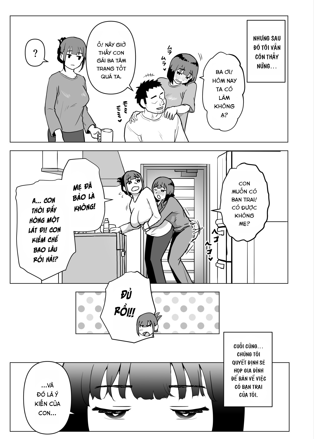 Đọc truyện hentai Việc có một gia đình ở nhà là điều bình thường (loạn luân) - Chap 3