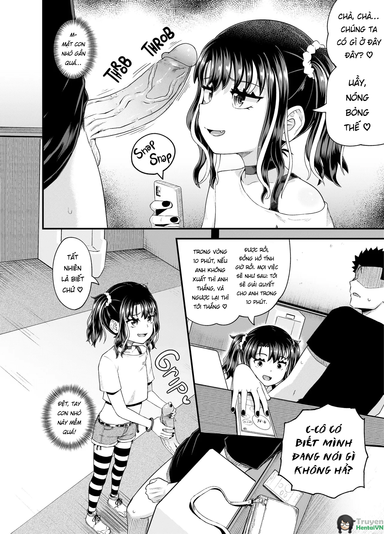 Đọc truyện hentai Uwa, Mesugaki Tsuyoi! | Crap, This Mesugaki's Too Powerful! - Oneshot