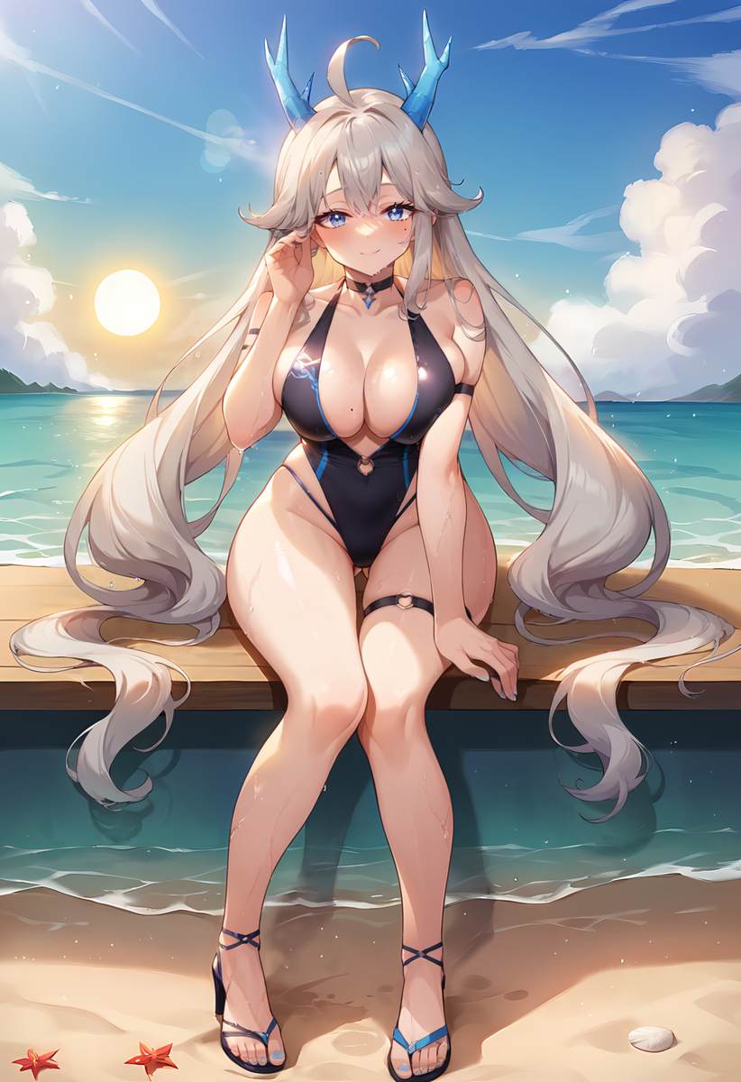 Đọc truyện hentai Tuyển tập Albums Art hentai - Chap 258 - Honglan (Eversoul) | Swimsuit