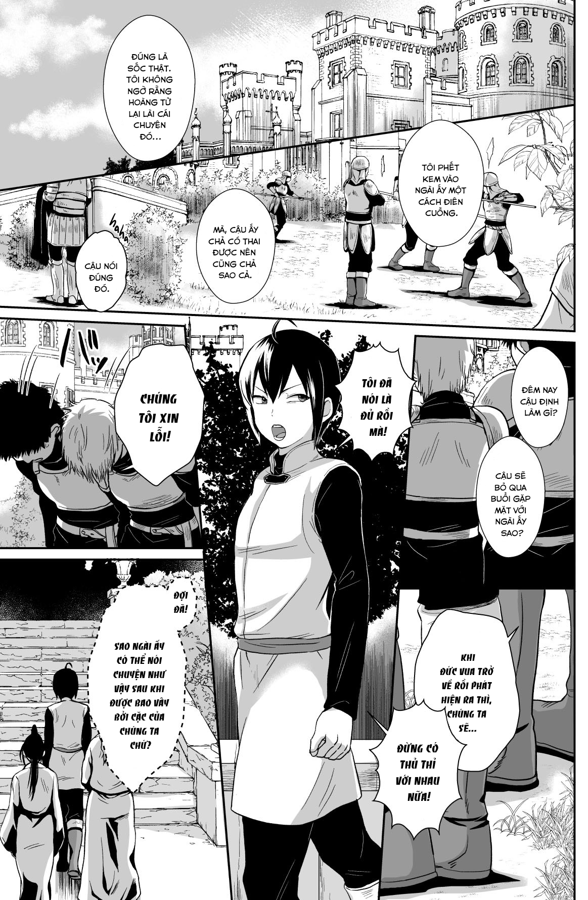 Đọc truyện hentai Kawaisou na Ouji-sama wa Warui Mahou de Oshiro no Mesu Benki ni Sarete Shimaimashita - Chap 2