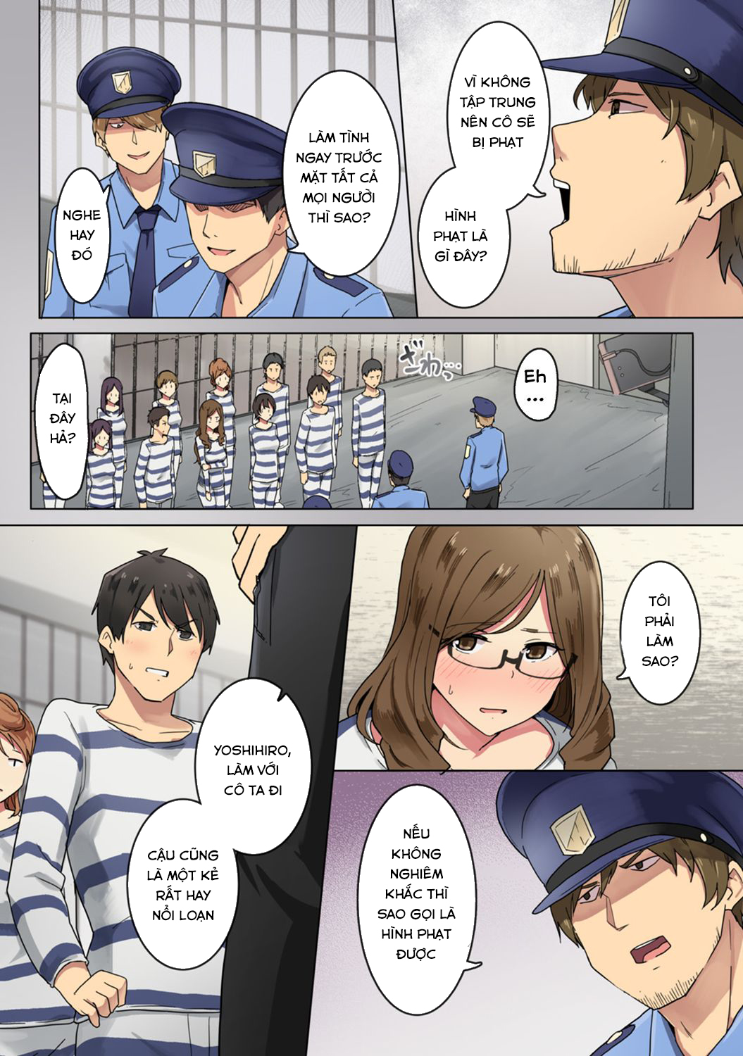 Đọc truyện hentai Kangoku Zemi Kanshu ni Zettai Fukujuu o Shiirarete - Chap 3