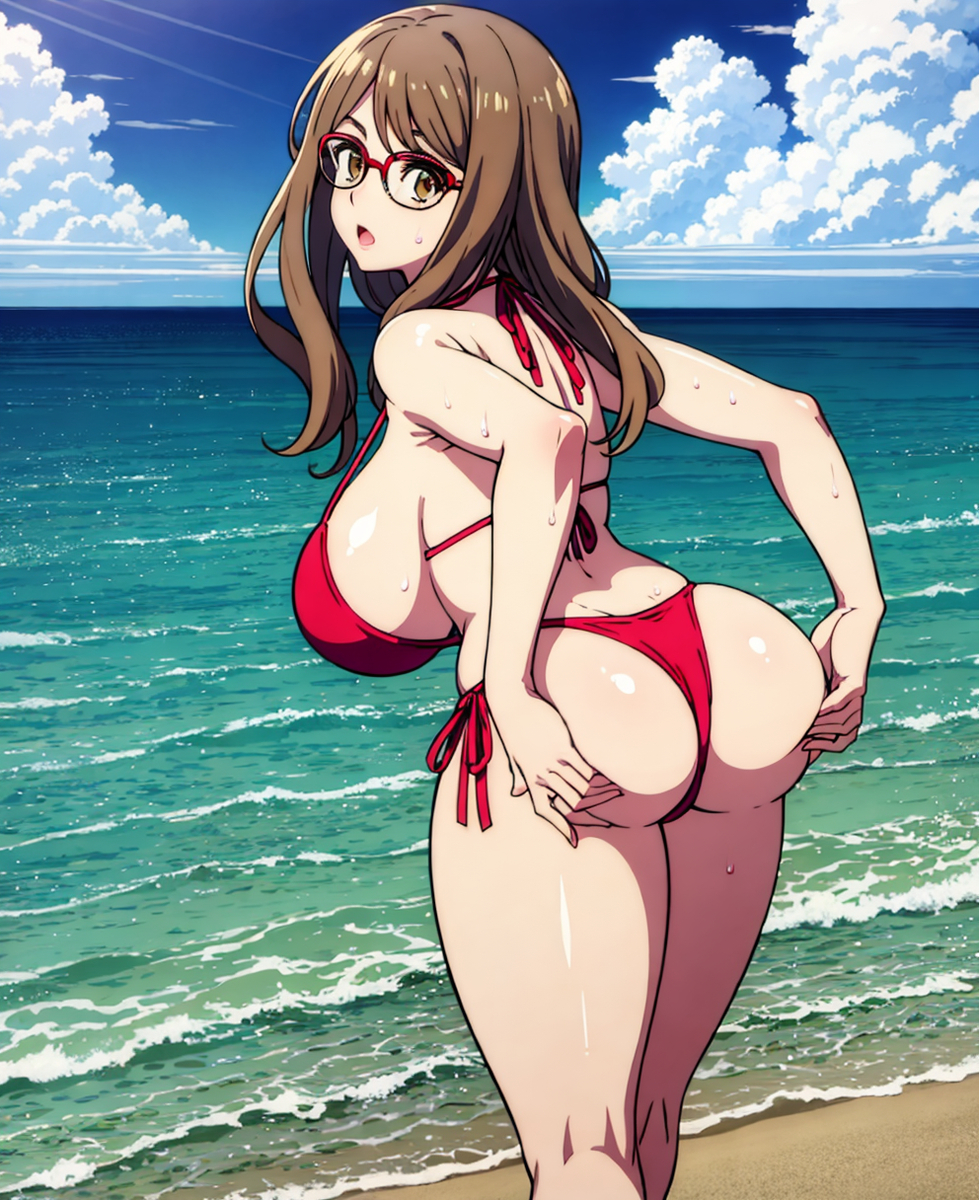 Đọc truyện hentai Tuyển tập Albums Art hentai - Chap 238 - Big Tits Bikini Mizuki