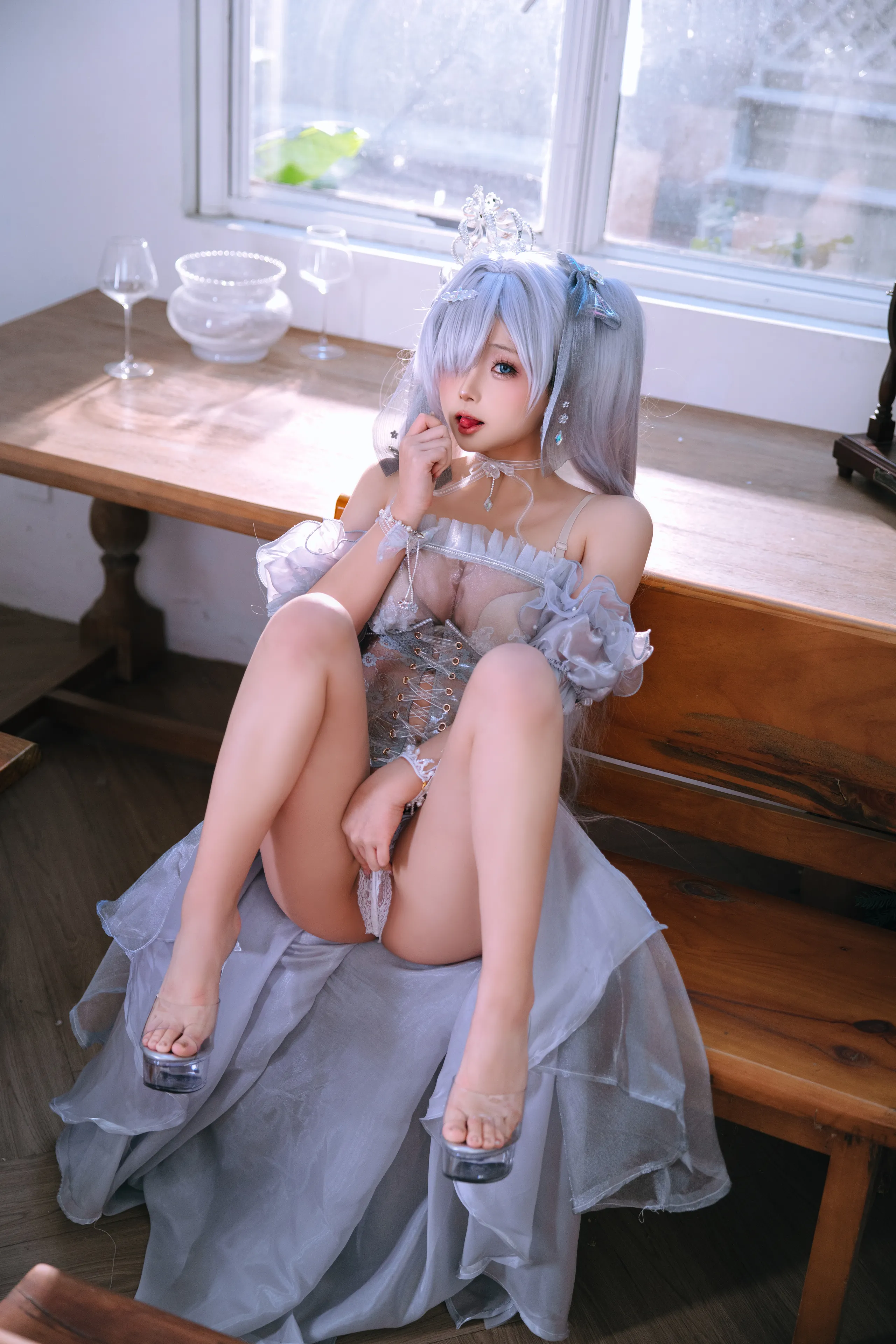 Đọc truyện hentai Tuyển tập Albums siêu phẩm Cosplay - Chap 1105 - Hina Jiao - Goddess of Victory: Nikki Cinderella