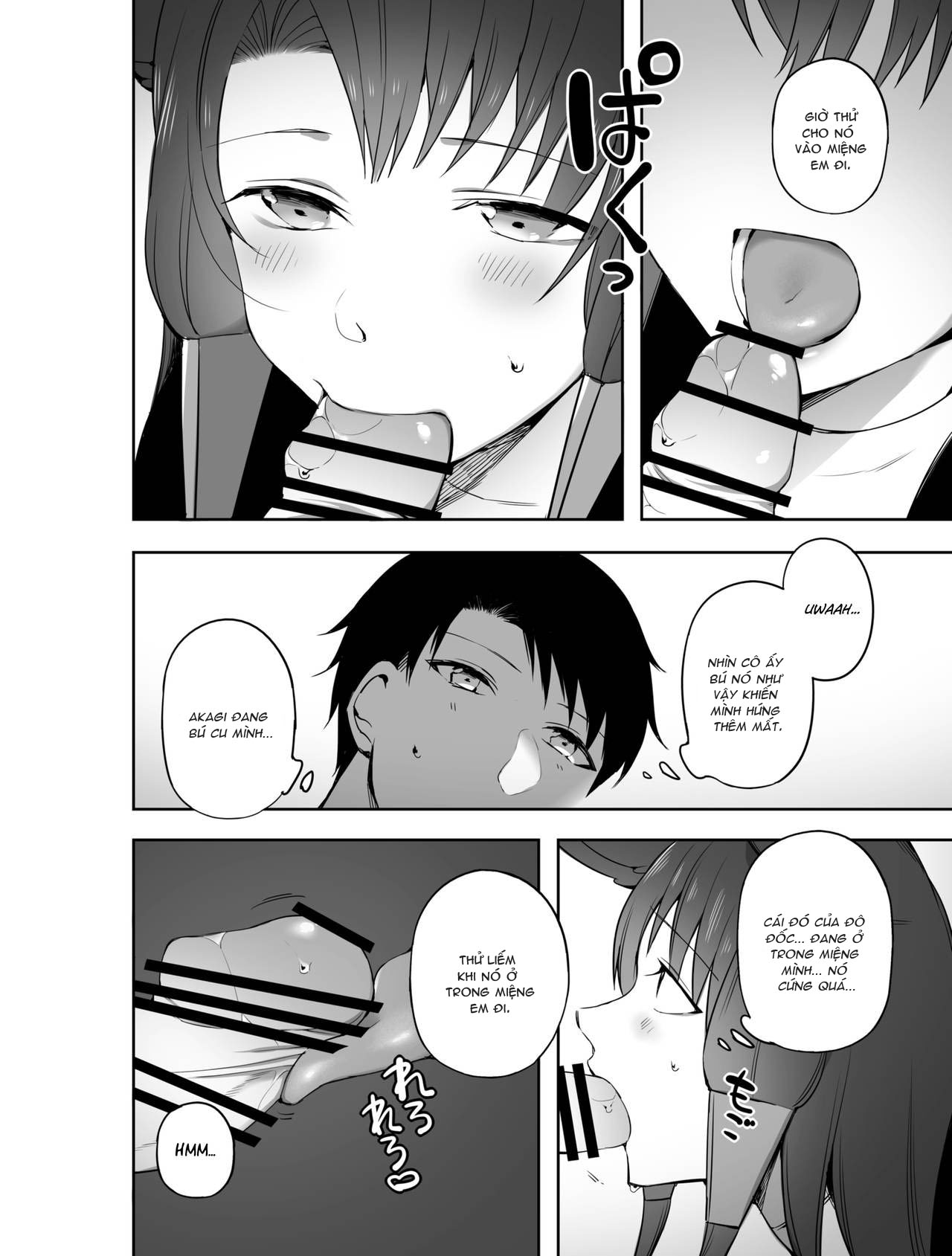 Đọc truyện hentai Cuốn sách khiến Akagi phải bú cu (Azurane) - Oneshot