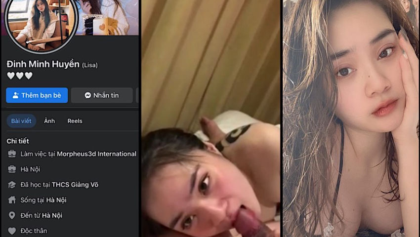 Đình Minh Huyền múi mít xăm trổ Hà Nội lộ clip địt nhau với anh trai xã hội . Lỗ đít to thế kia chắc hay some chịch lắm