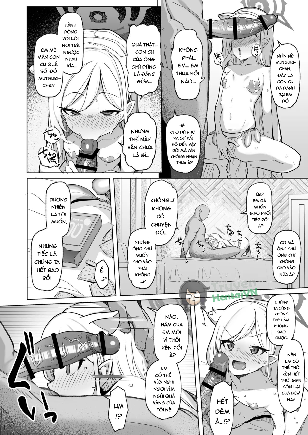 Đọc truyện hentai Netorase Archive (Blue Archive) - Oneshot